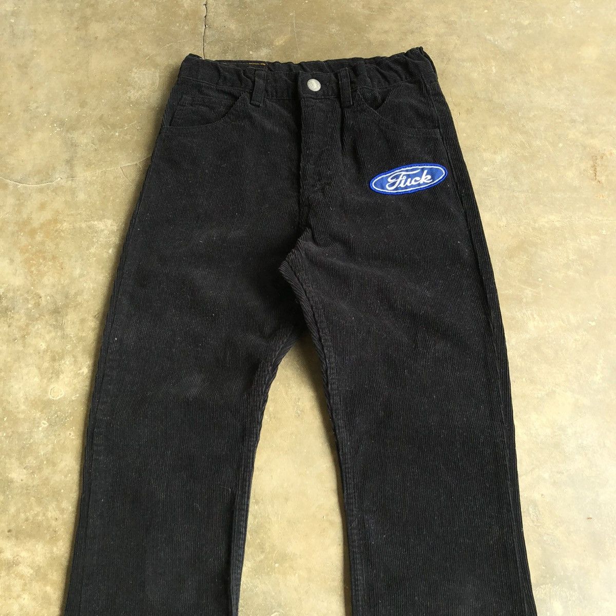 Hysteric Glamour FOR KIDS‼️Vintage Hysteric Glamour Mini Corduroy Pants Black Size US 26 / EU 42 - 2 Thumbnail