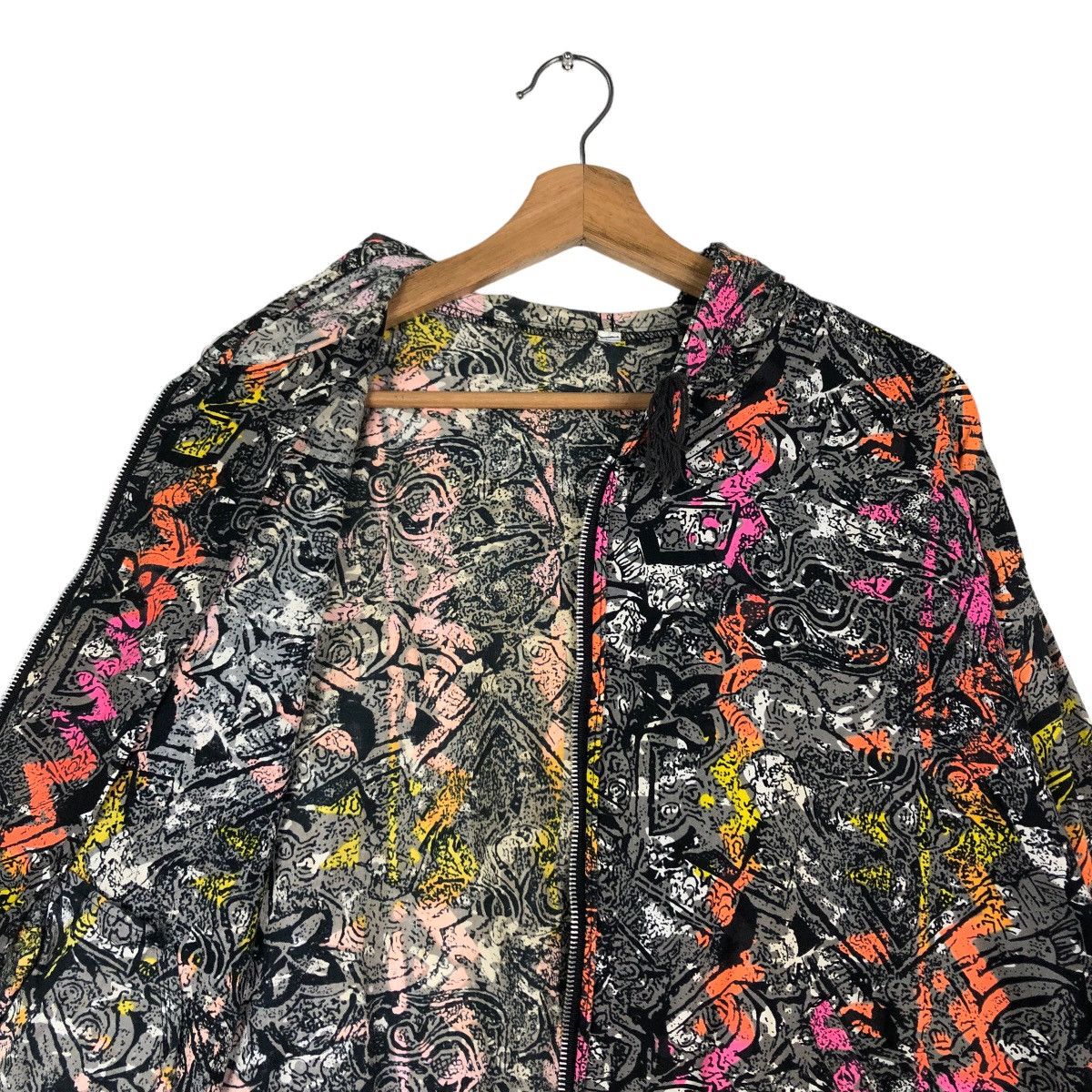 Hysteric Glamour 🔥Vintage Cropped Zipper Bomber Jacket Creation Cube Rare Size US L / EU 52-54 / 3 - 13 Thumbnail