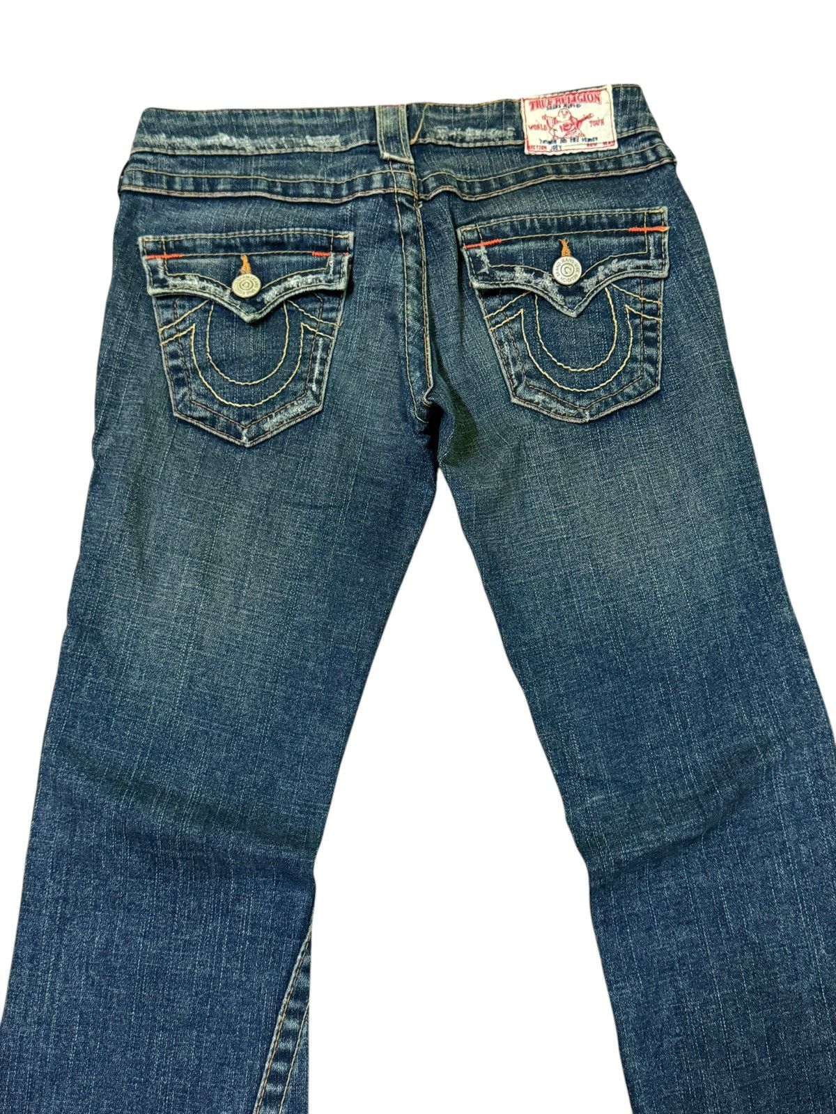 True Religion Flared TRUE RELIGION Distressed Low Rise Bootcut Size US 27 - 9 Thumbnail