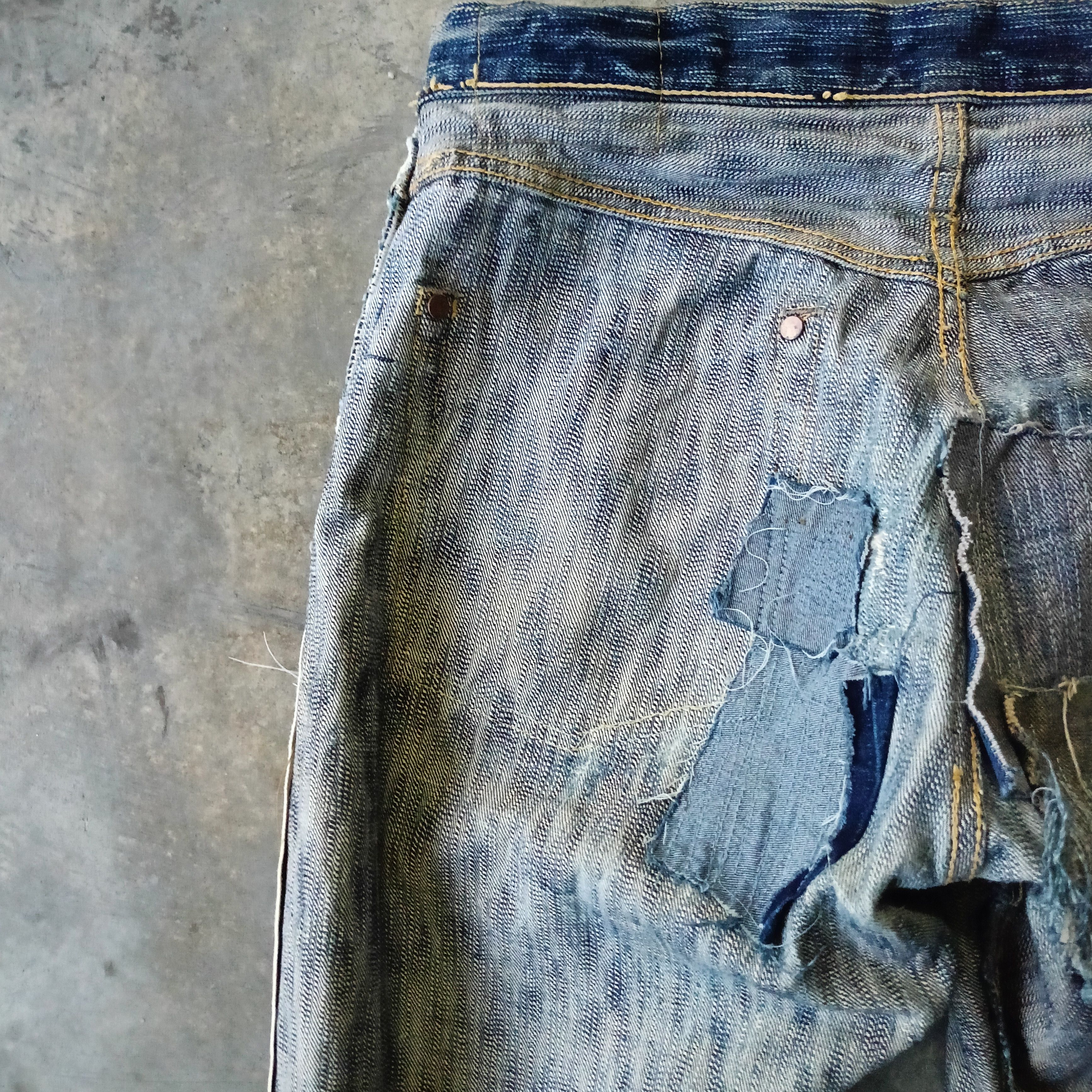 Eternal Eternal Distressed Denim Japanese Brand Size US 31 - 15 Thumbnail