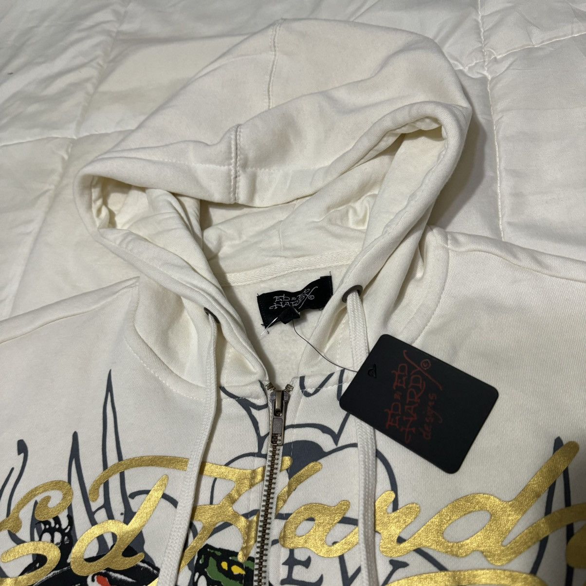 Ed Hardy Vintage Cream Ed Hardy Hoodie Size US L / EU 52-54 / 3 - 5 Thumbnail
