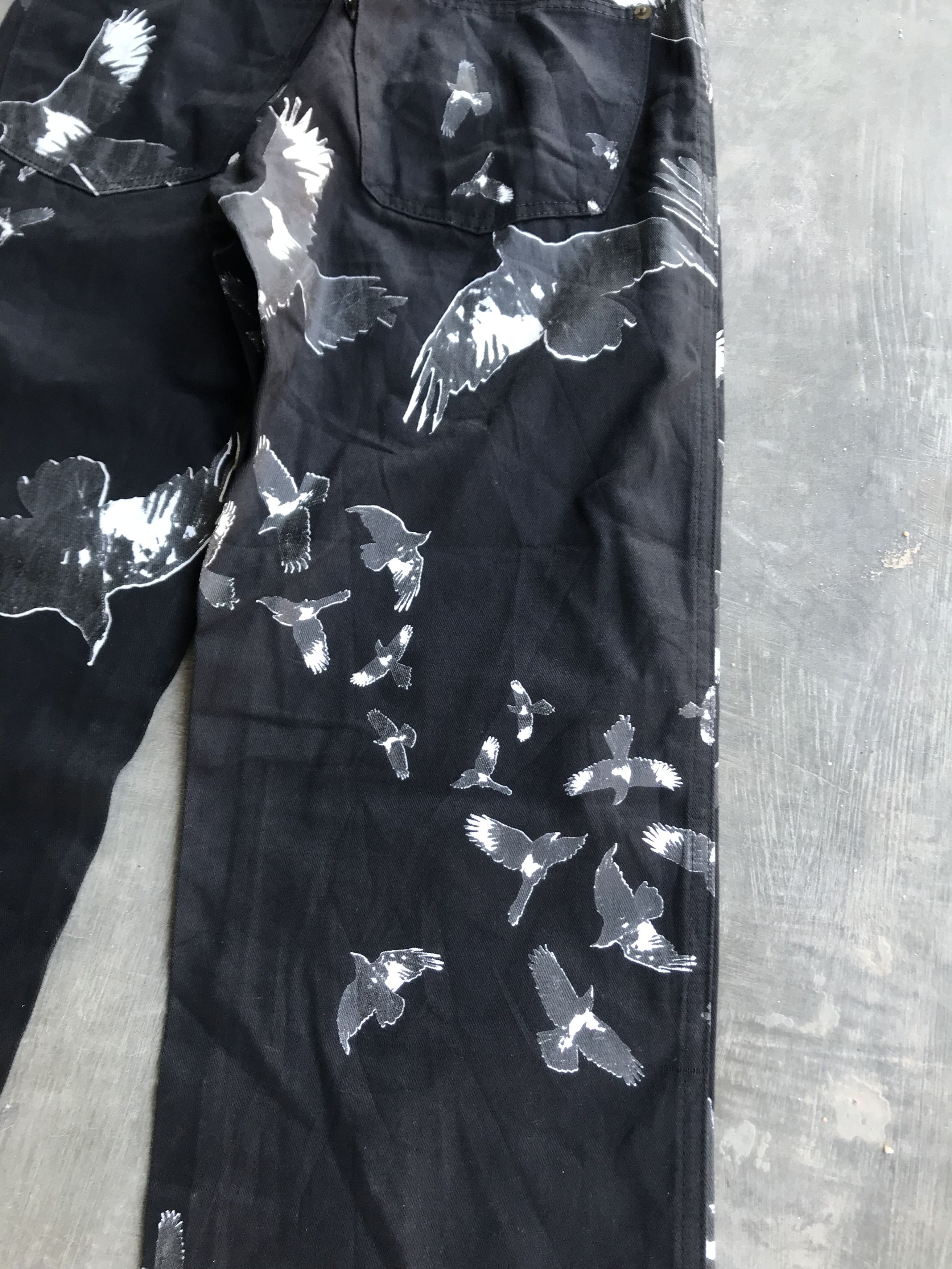 Dexter Wong 90s Dexter Wong All-Over Flying Birds Print Size US 28 / EU 44 - 5 Thumbnail