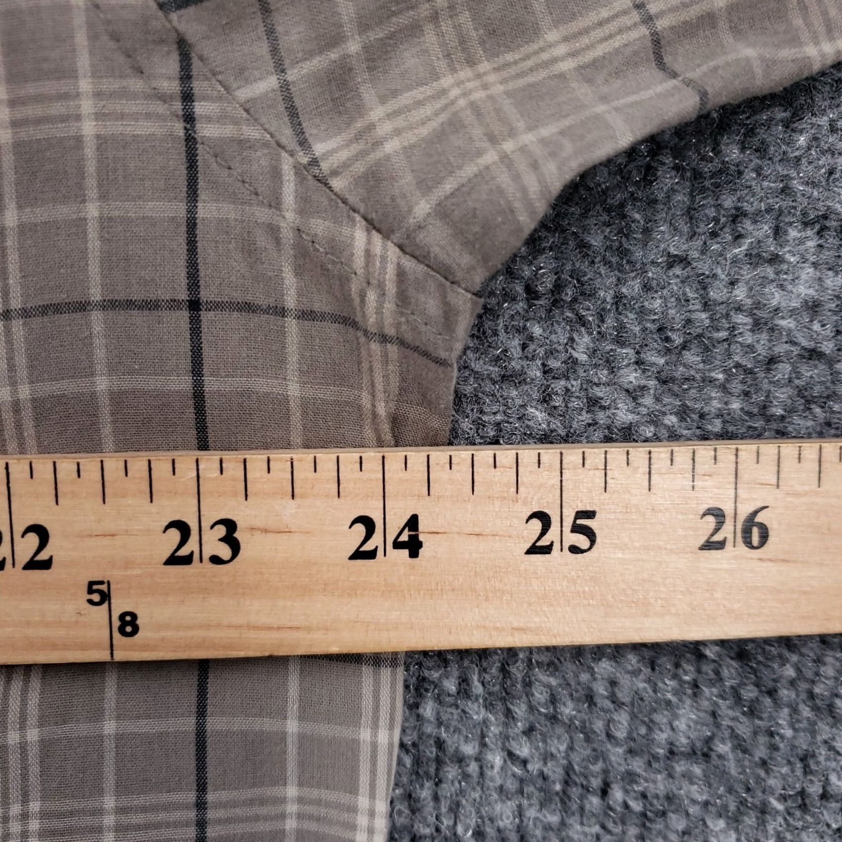 Wrangler Wrangler Shirt Mens L Large Gray Button Up Long Sleeve Plaid Size US L / EU 52-54 / 3 - 7 Thumbnail