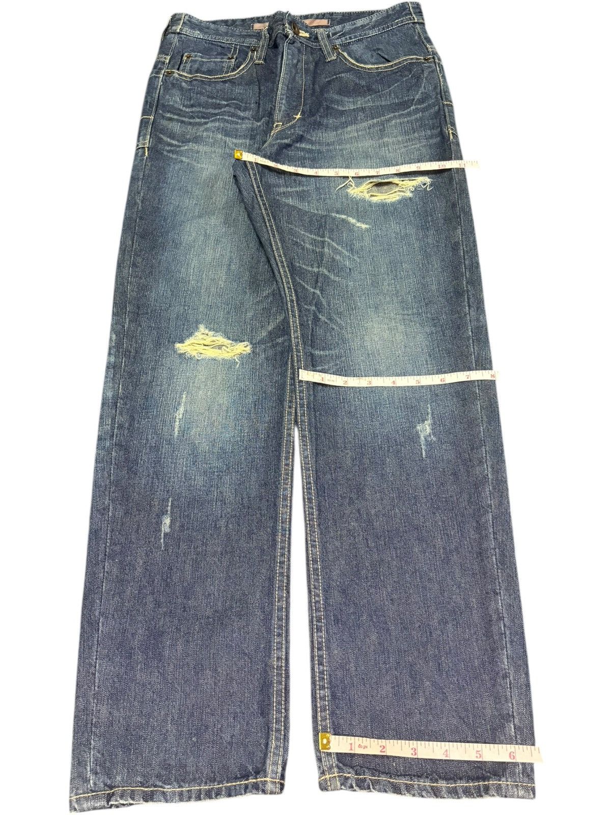 Acne Studios Vintage Japanese Brand Lot 0000 Distressed Jeans Size 29" - 8 Thumbnail