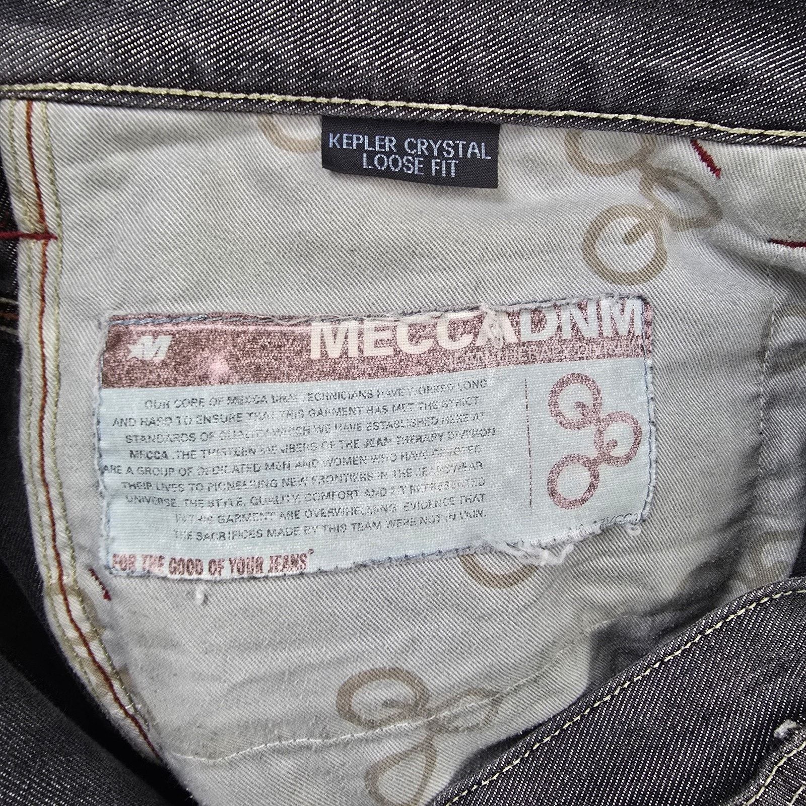 Mecca Vtg Mecca Jeans Mens 38 (Fits36x33) Baggy Chore Pocket Y2K Size US 36 / EU 52 - 9 Thumbnail