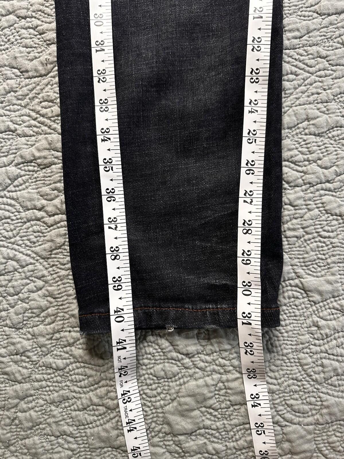 Denim & Co. Denim Co. Men’s 32X32 Dark Wash Blue Jeans Button Fly Size US 32 / EU 48 - 3 Thumbnail