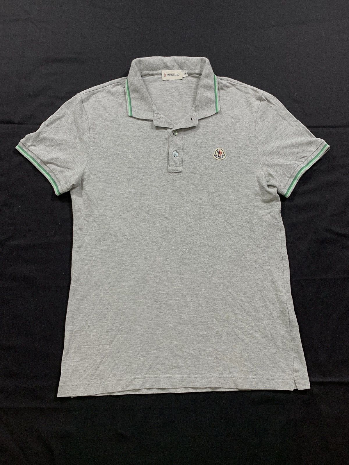 Moncler Vintage Moncler Maglia polo short sleeve Size US S / EU 44-46 / 1 - 3 Thumbnail