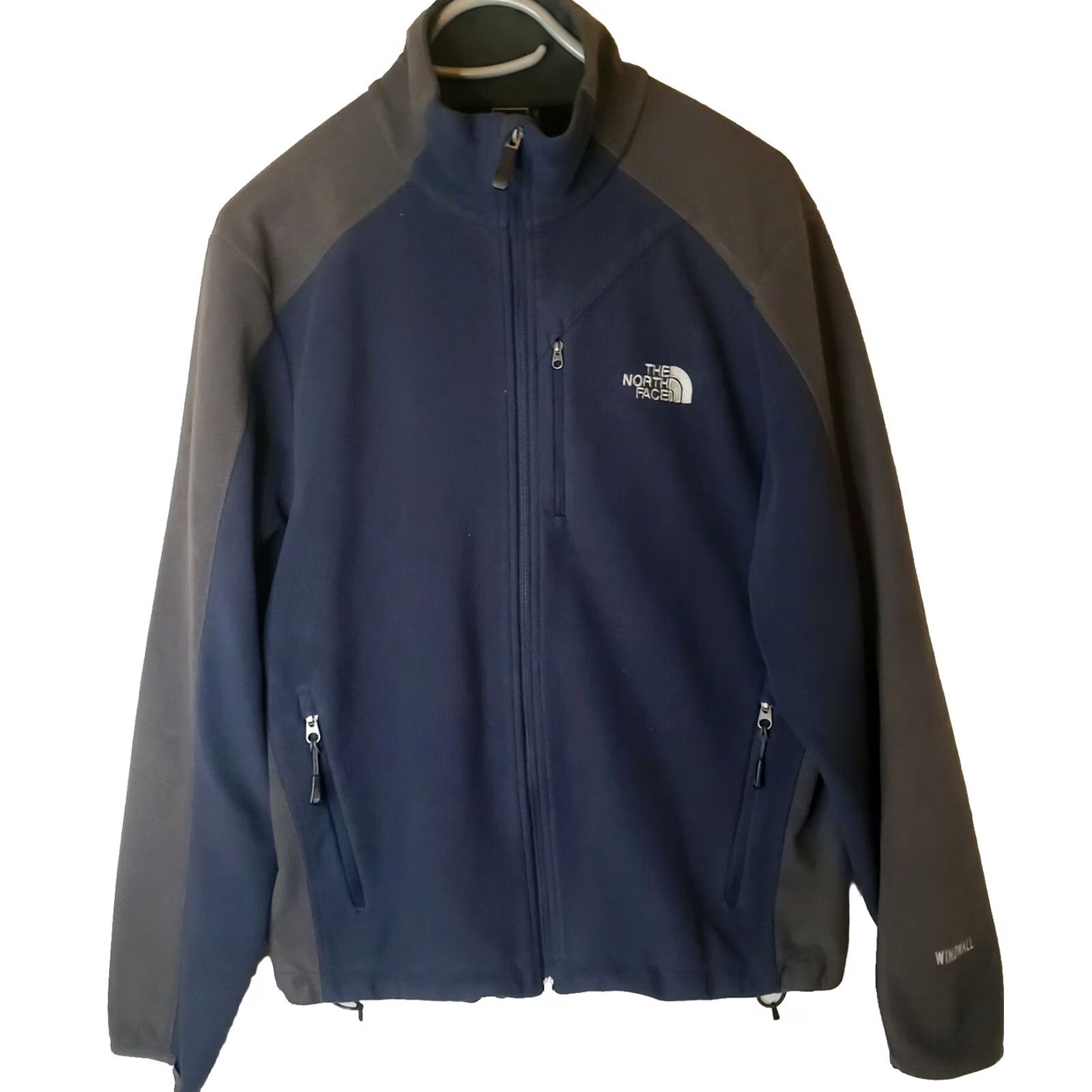 The North Face The North Face Windwall Fleece Jacket Men's M Blue Windproof Insulated Lined Full Zip Pockets Size US M / EU 48-50 / 2 - 2 Thumbnail