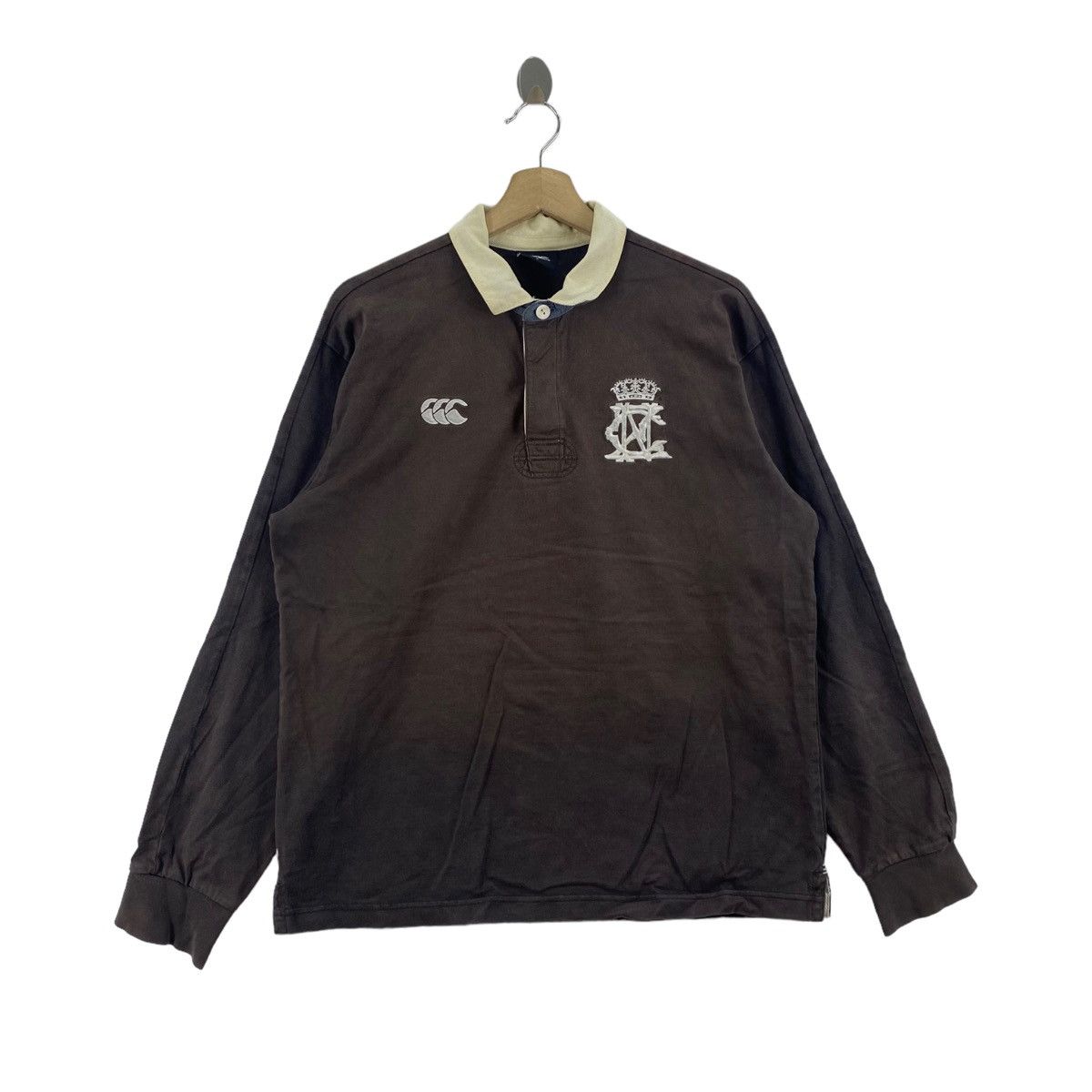 Canterbury of New Zealand CANTERBURY NEW ZEALAND Embroidered Logo Button Up Collar Size US L / EU 52-54 / 3 - 1 Thumbnail