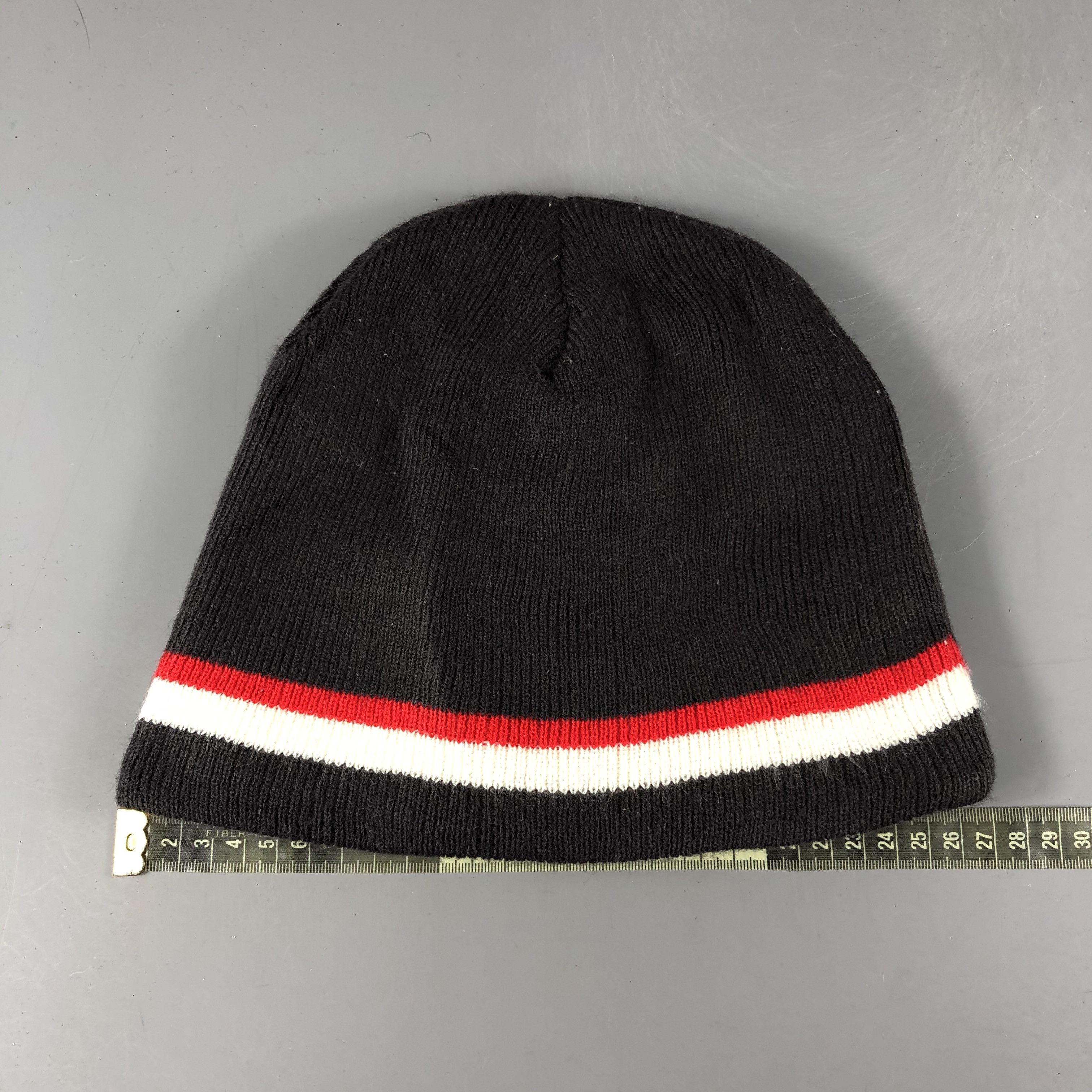 Vintage Claim Stripe Beanie Snow Hat Snow Cap -D1118 Size ONE SIZE - 4 Thumbnail
