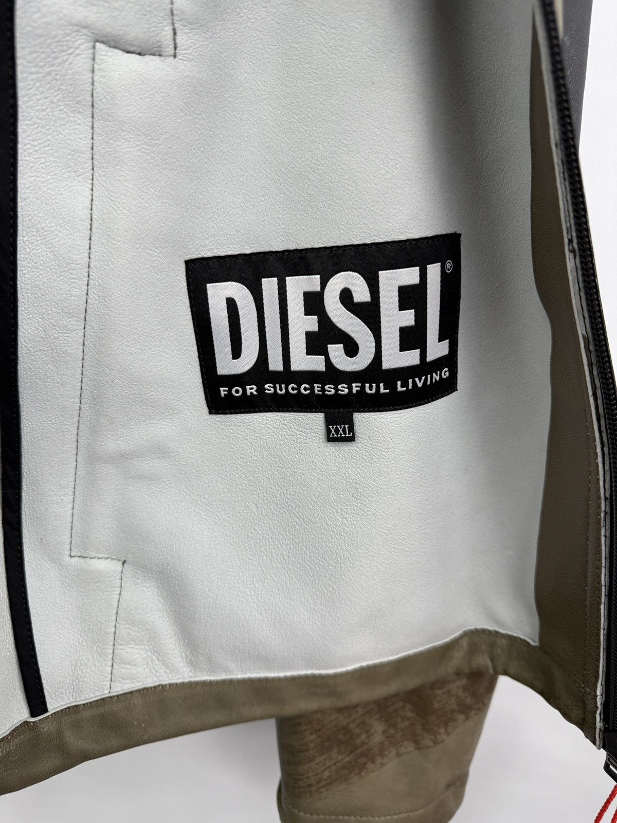 Diesel ❗️NEW 🇺🇸 Diesel J-Grant Sheepskin Leather Jacket Rare NWT Size US XXL / EU 58 / 5 - 14 Thumbnail