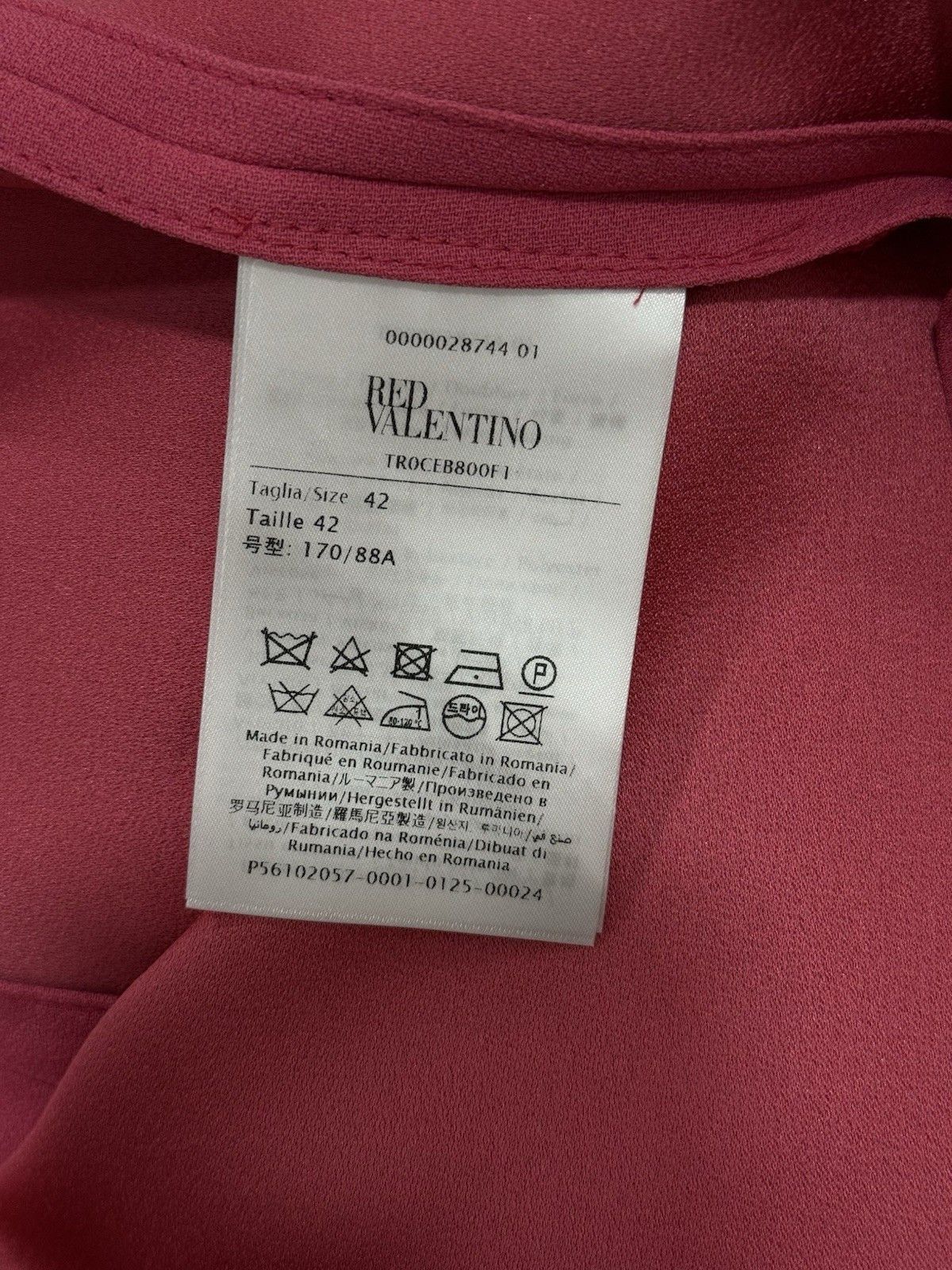 RED Valentino DDP Red Valentino Pink Blazer Acetate Viscose Jacket Size M / US 6-8 / IT 42-44 - 15 Thumbnail