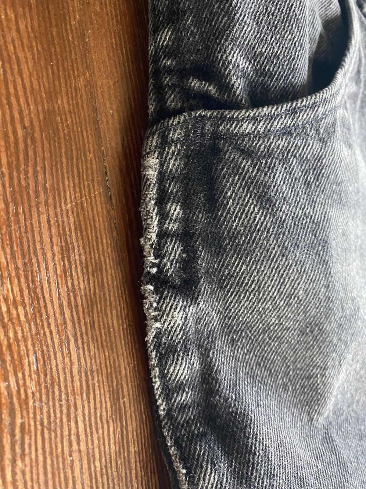 Rustler Vintage 90’s Rustler Faded Black Denim Jeans 31x29 Size US 31 - 19 Thumbnail