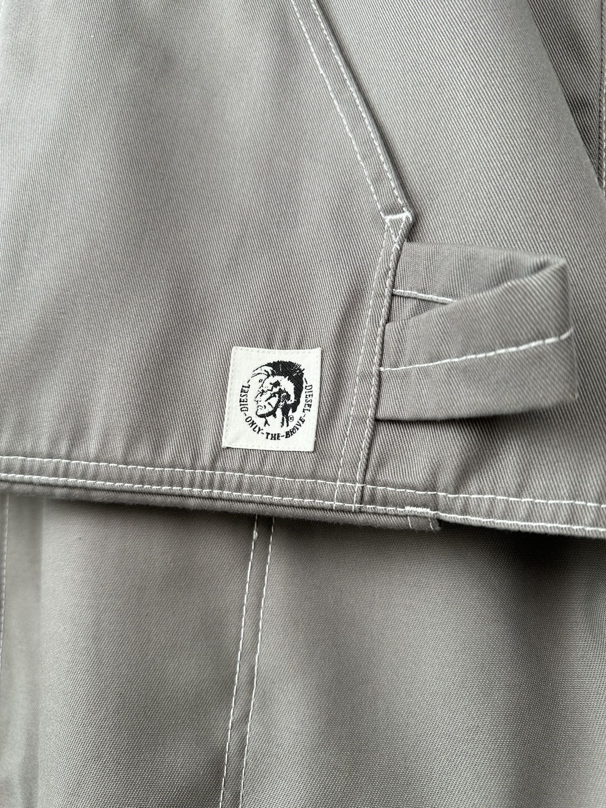 Diesel DIESEL Hidden-Pocket Workwear Multipocket Cargo Vest Jacket Size US L / EU 52-54 / 3 - 9 Thumbnail
