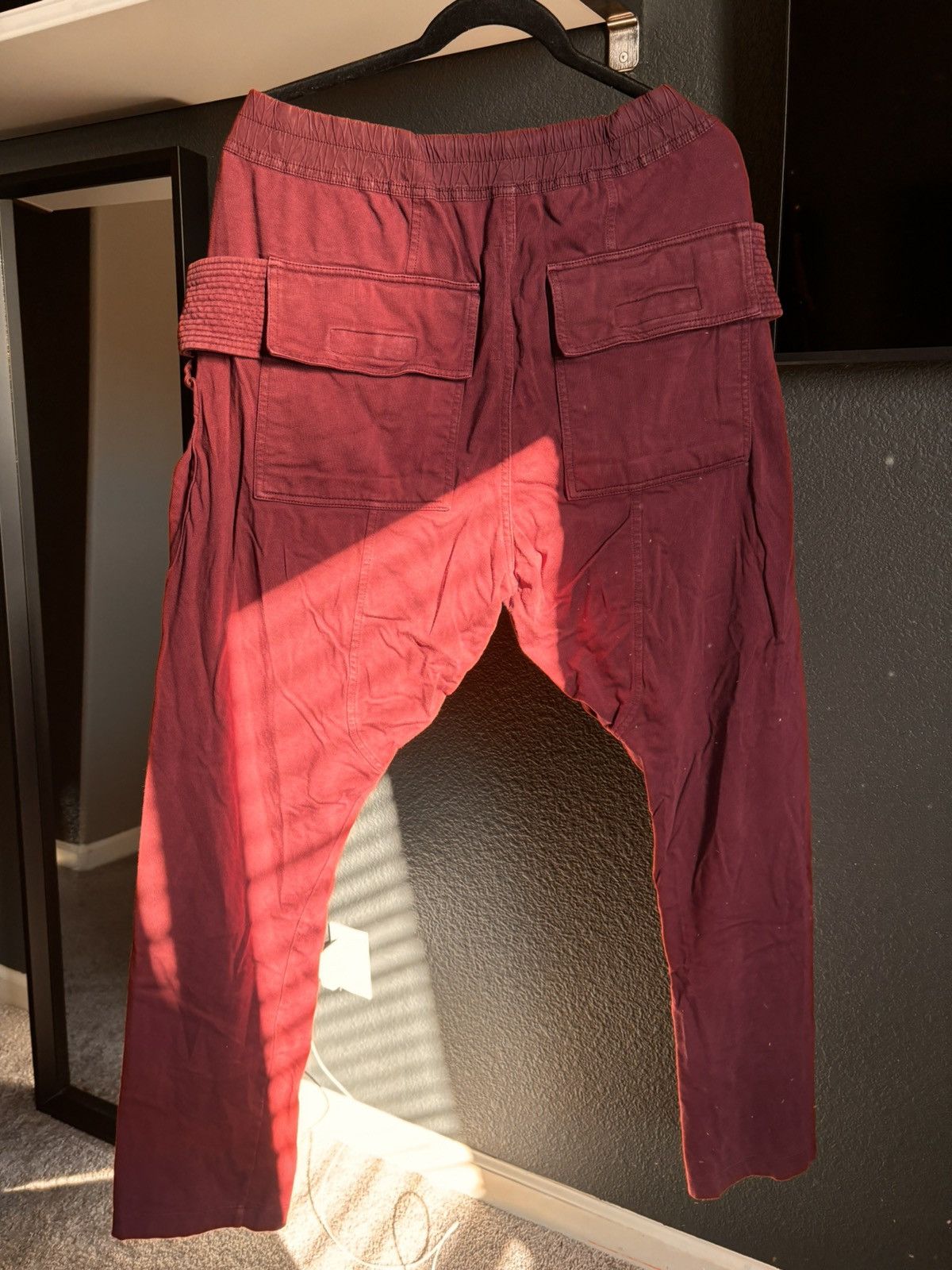 Rick Owens × Rick Owens Drkshdw Rick Owens Drkshdw Creatch Cargos Size US 34 / EU 50 - 2 Thumbnail