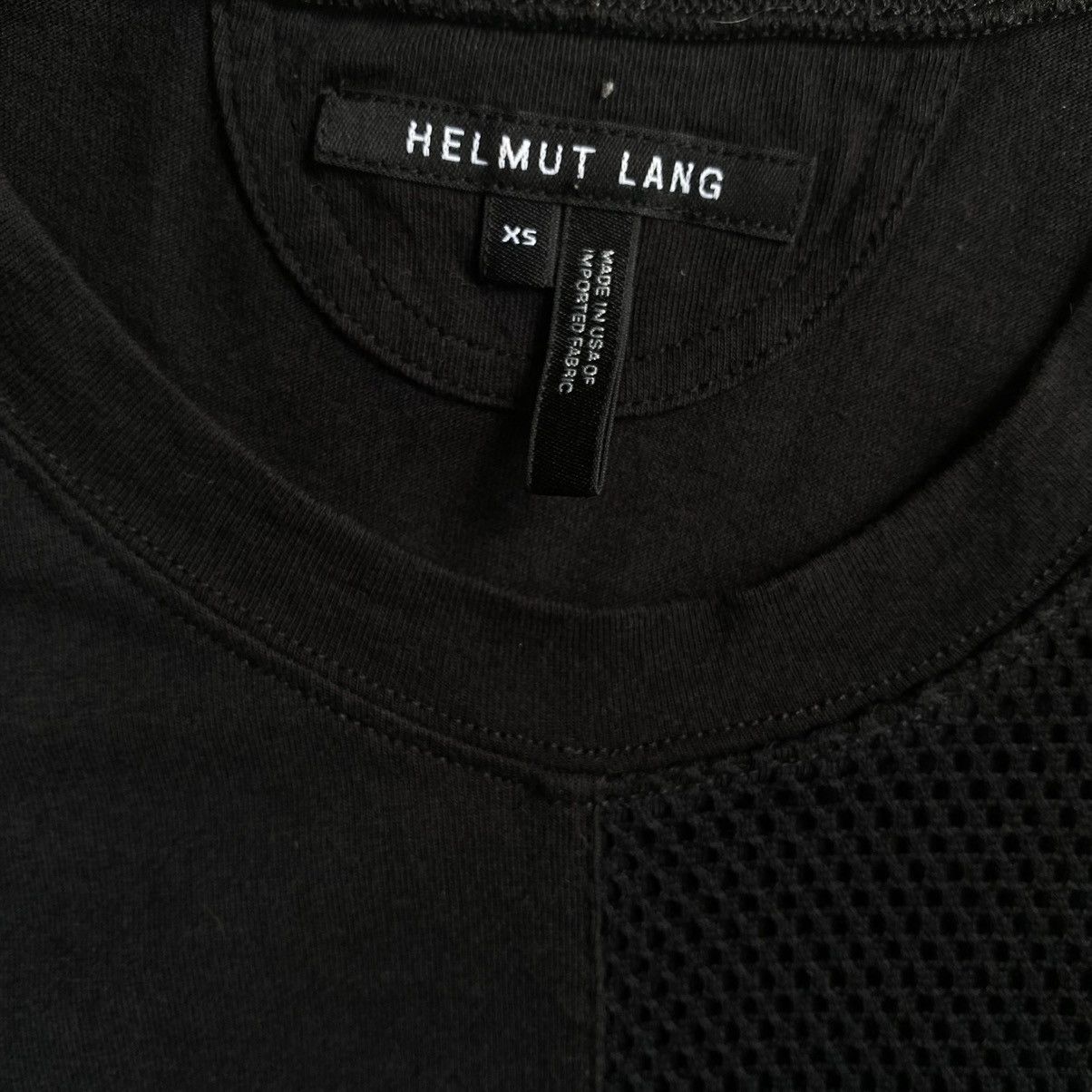 Helmut Lang Cut And Sew Mesh Logo T Shirt Size US XS / EU 42 / 0 - 5 Thumbnail