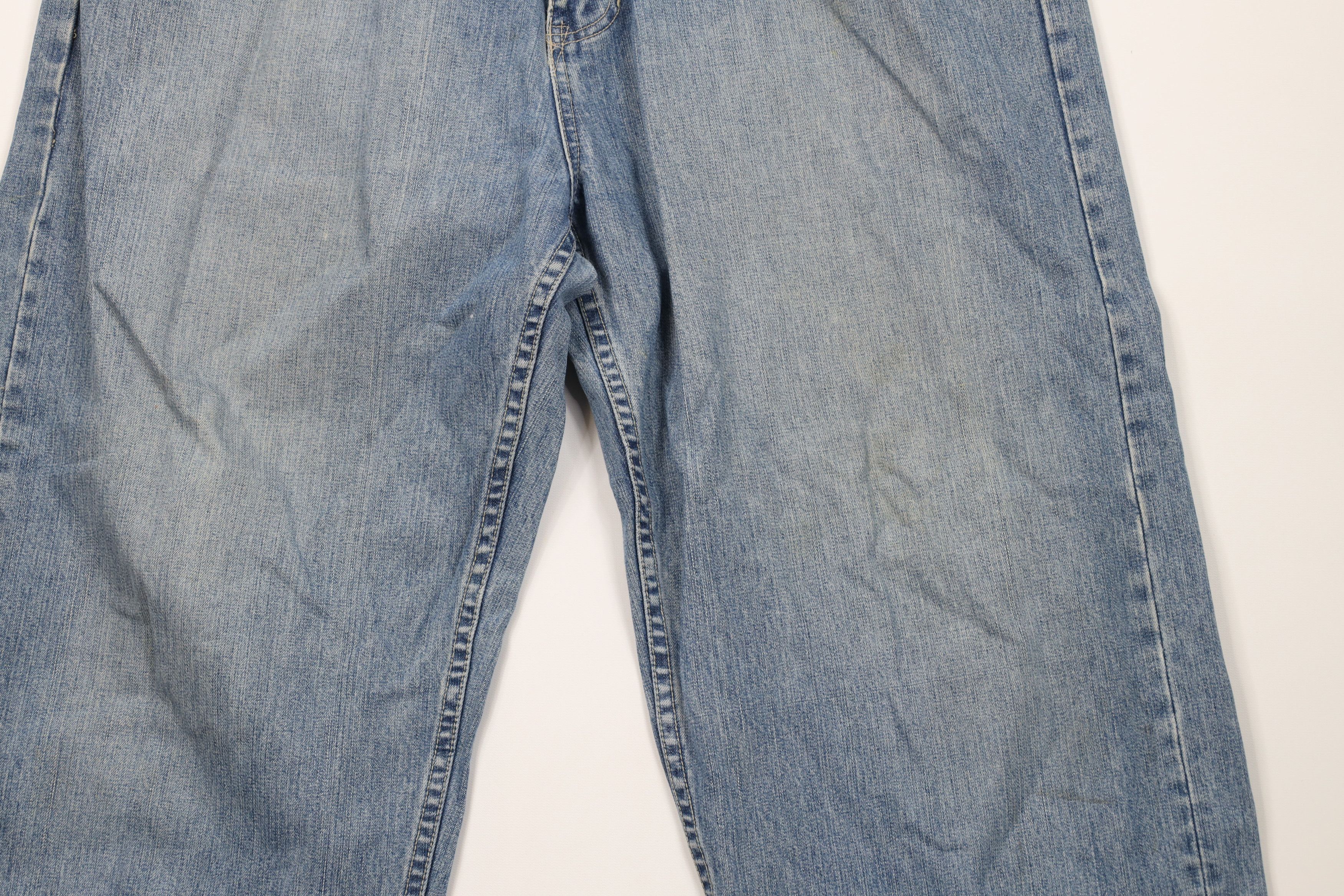 Nautica Vintage 90s Y2K Nautica Baggy Wide Leg Denim Jeans Blue Size US 38 / EU 54 - 3 Thumbnail