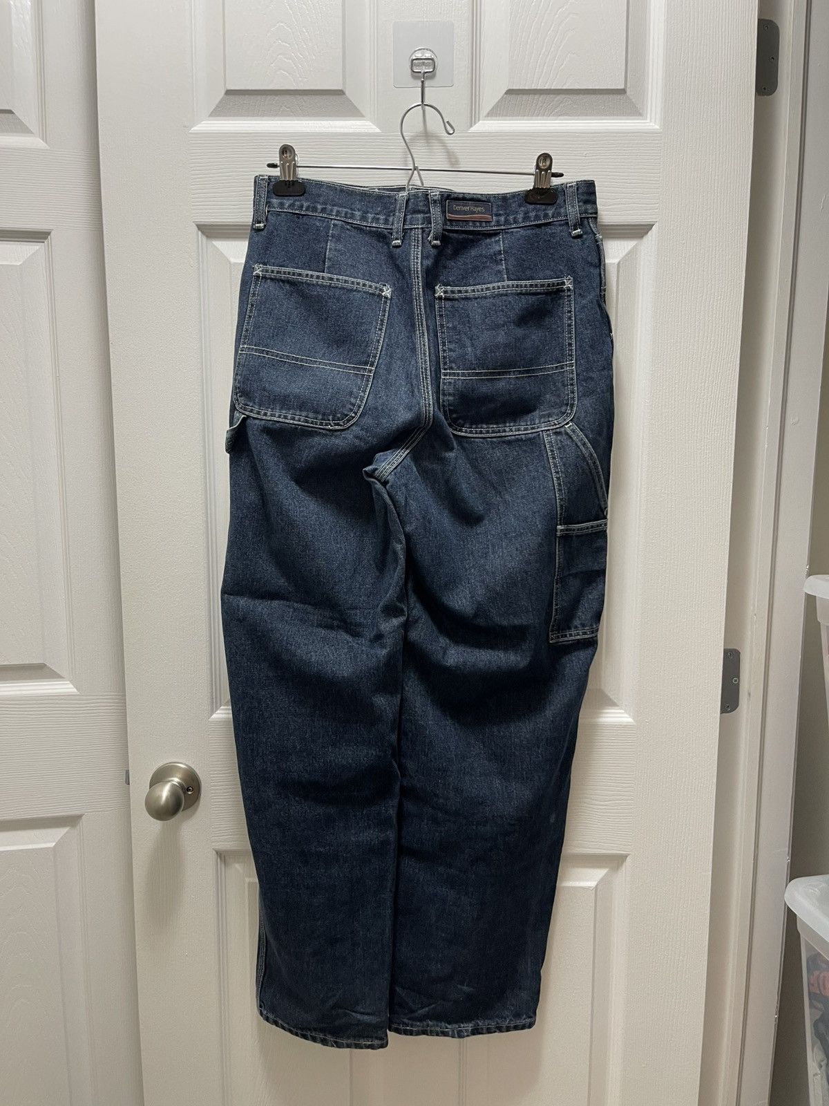 Denver Hayes × Vintage Denver Hayes Vintage Blue Jeans Workwear Straight Leg Size US 32 / EU 48 - 2 Thumbnail