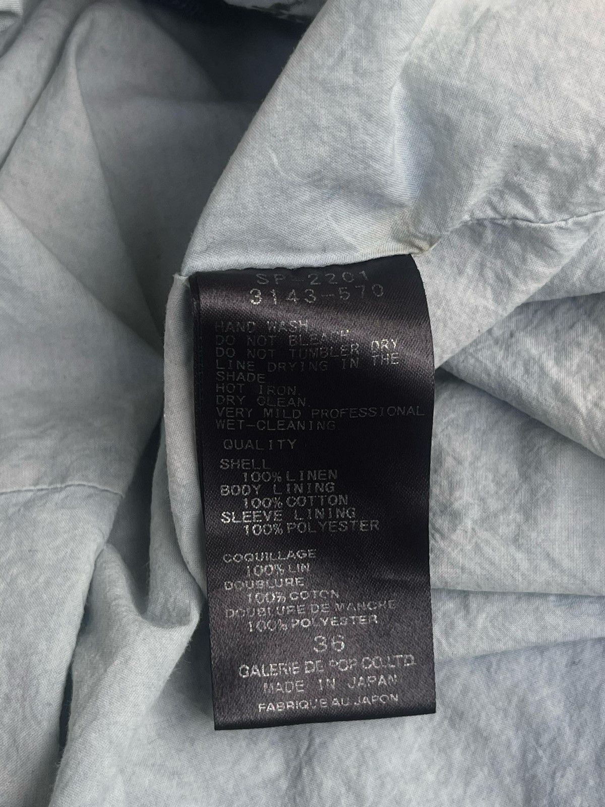 If Six Was Nine × Japanese Brand × Pas de Calais Pas De Calais Denim Jacket Size US L / EU 52-54 / 3 - 22 Thumbnail