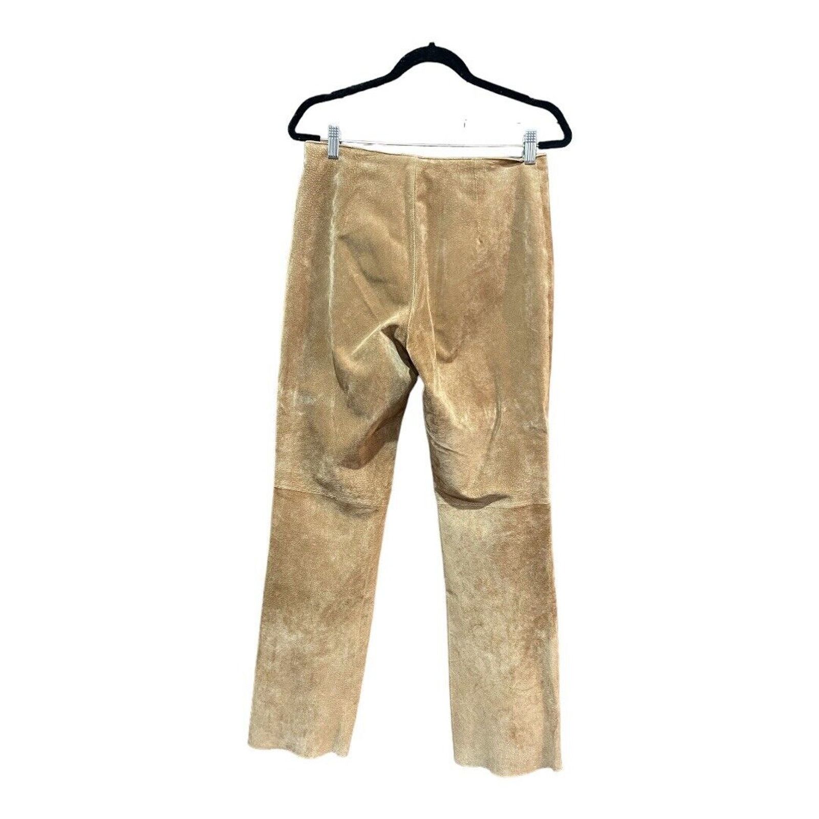 AMI A.M.I. Suede leather Pants Size 32" / US 10 / IT 46 - 4 Thumbnail