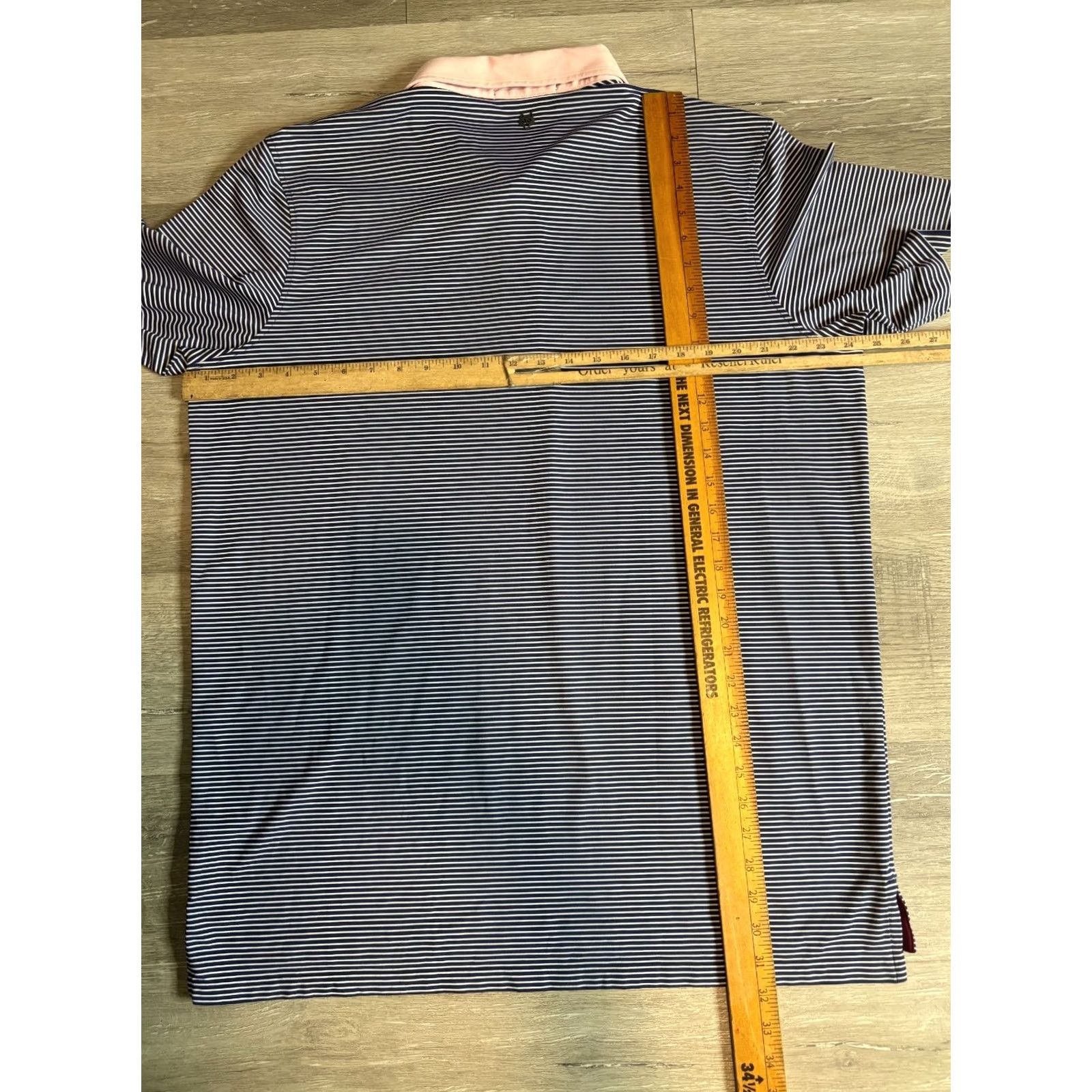 Vintage Greyson Polo Shirt Mens XL Striped Golf Performance Short Sleeve Shirt Size US XL / EU 56 / 4 - 6 Thumbnail