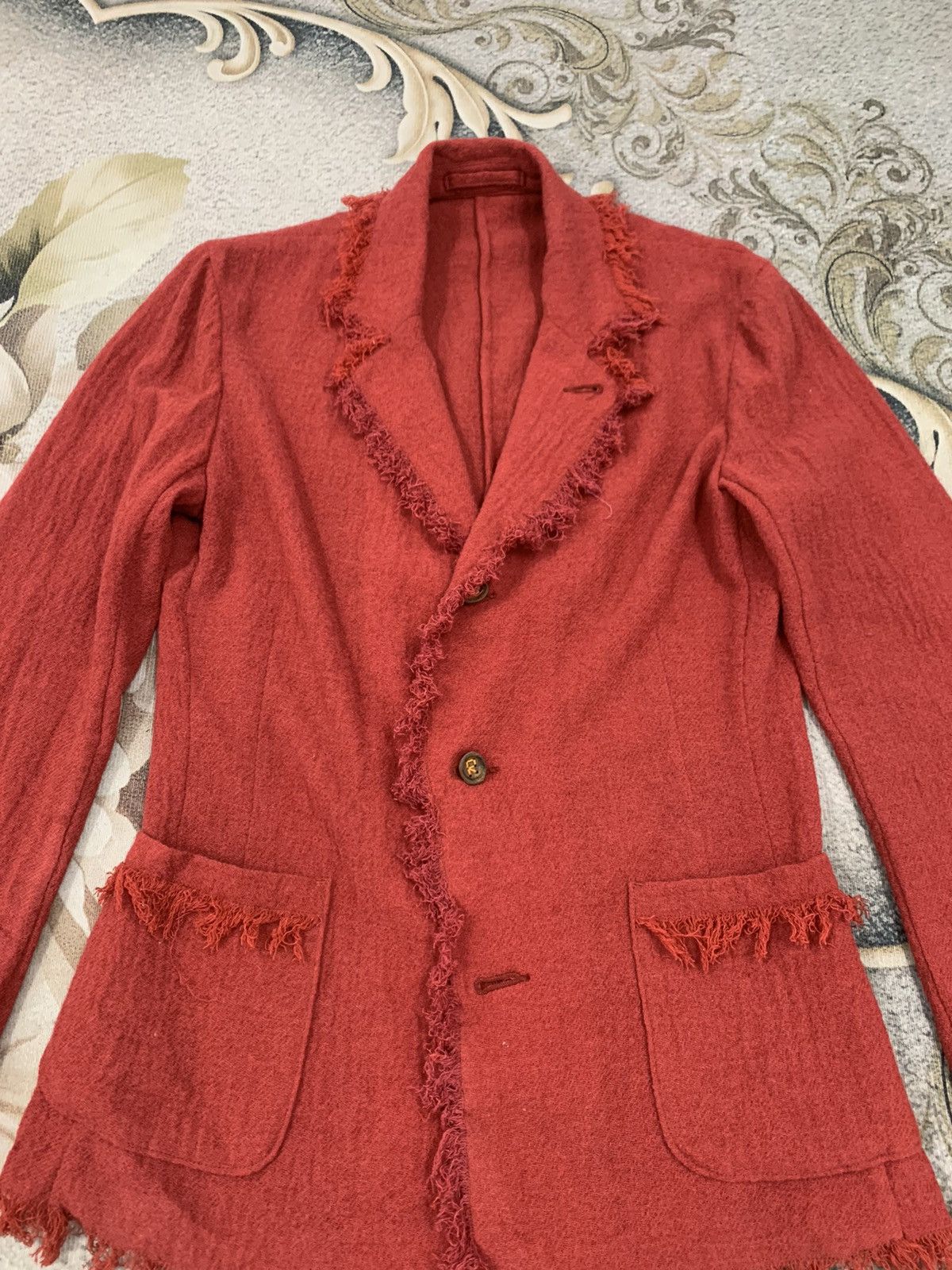 45rpm R by 45Rpm Rare Hairy Style Wool Jacket Made in Japan Size US S / EU 44-46 / 1 - 7 Thumbnail