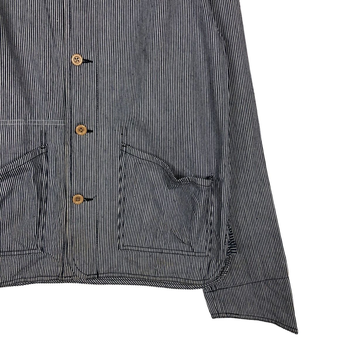 45rpm 🔥Vintage Chore Work Hickory Jacket Japan Made Issey Miyake Size US M / EU 48-50 / 2 - 5 Thumbnail