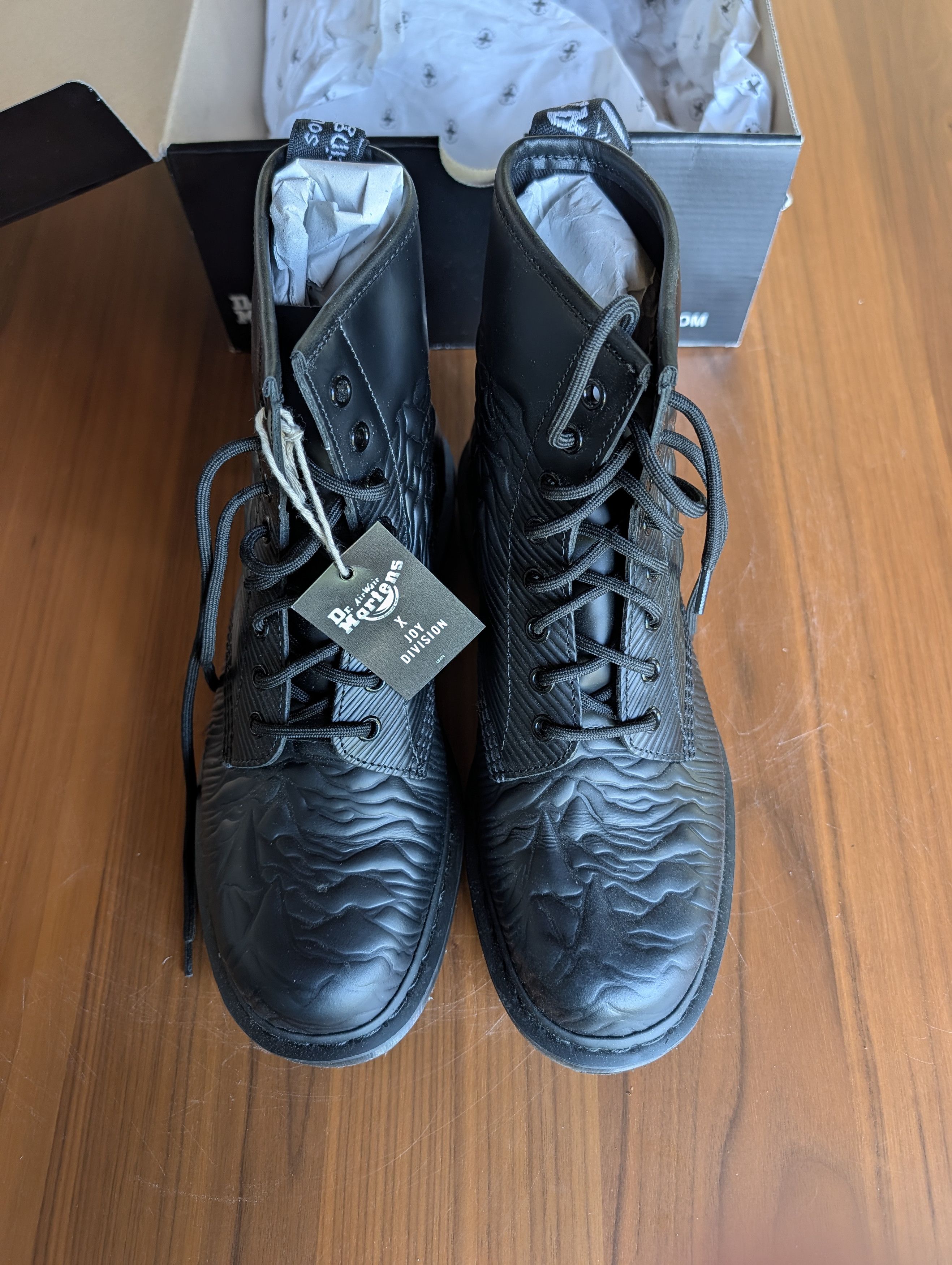Dr. Martens × Joy Division 1460 Dr Martens x Joy Division unknown pleasures black Size US 10 / EU 43 - 1 Thumbnail