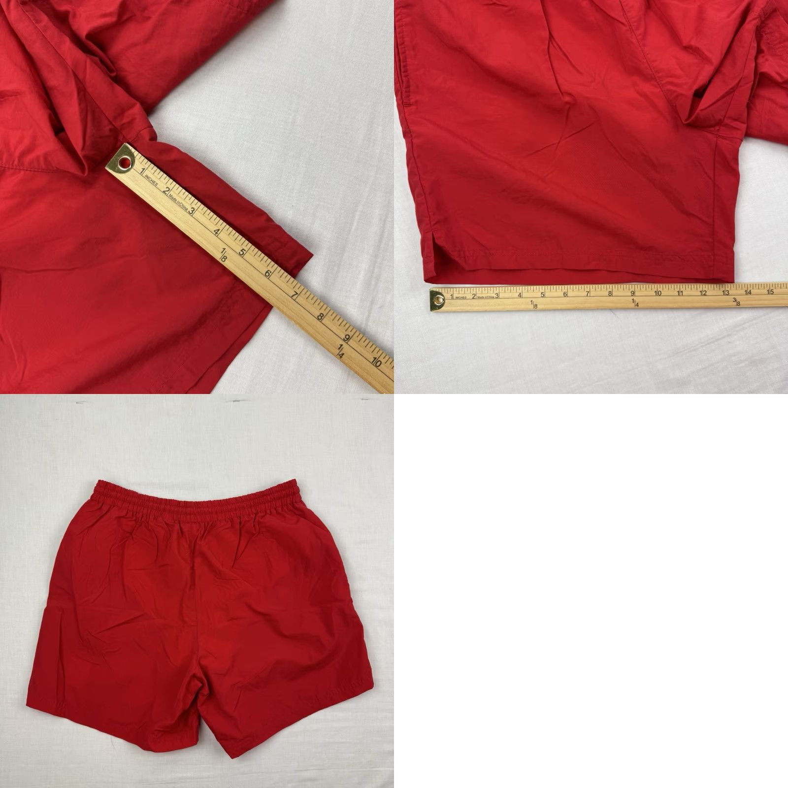 Fila VINTAGE FILA Swim Trunks Men M Red 90s Drawstring Trunks Swimsuit Pool Ocean Sports Size ONE SIZE - 8 Thumbnail
