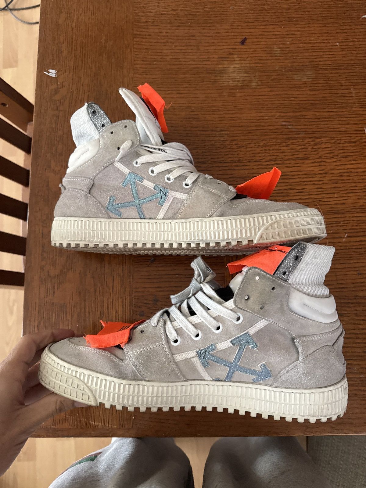 Off-White OFF WHITE Off-Court 3.0 Glitter High Top Sneaker Size US 9 / EU 42 - 2 Thumbnail