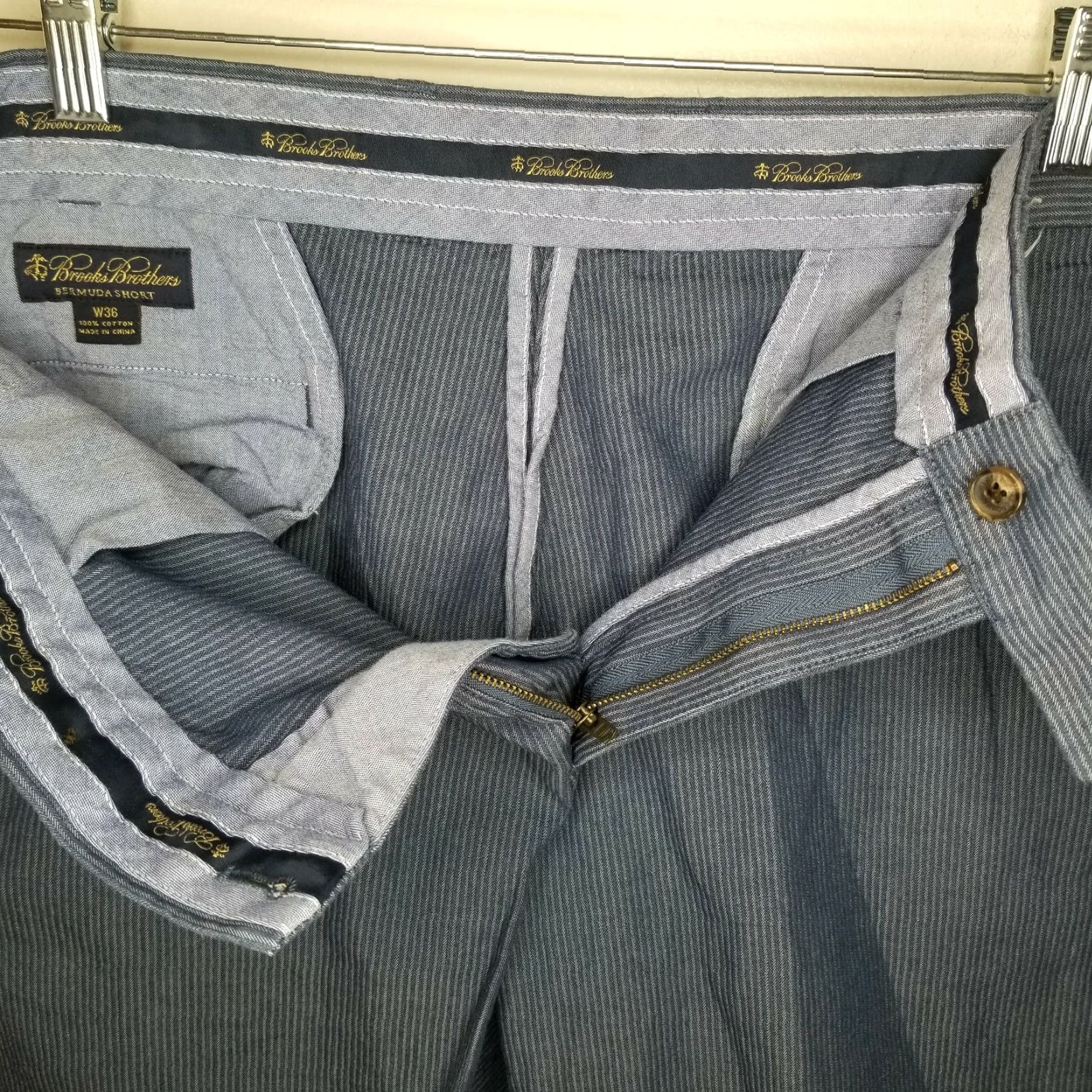 Brooks Brothers Brooks Brothers Mens Bermuda Shorts Size 36 Blue Clothing Mens Size US 36 / EU 52 - 2 Thumbnail