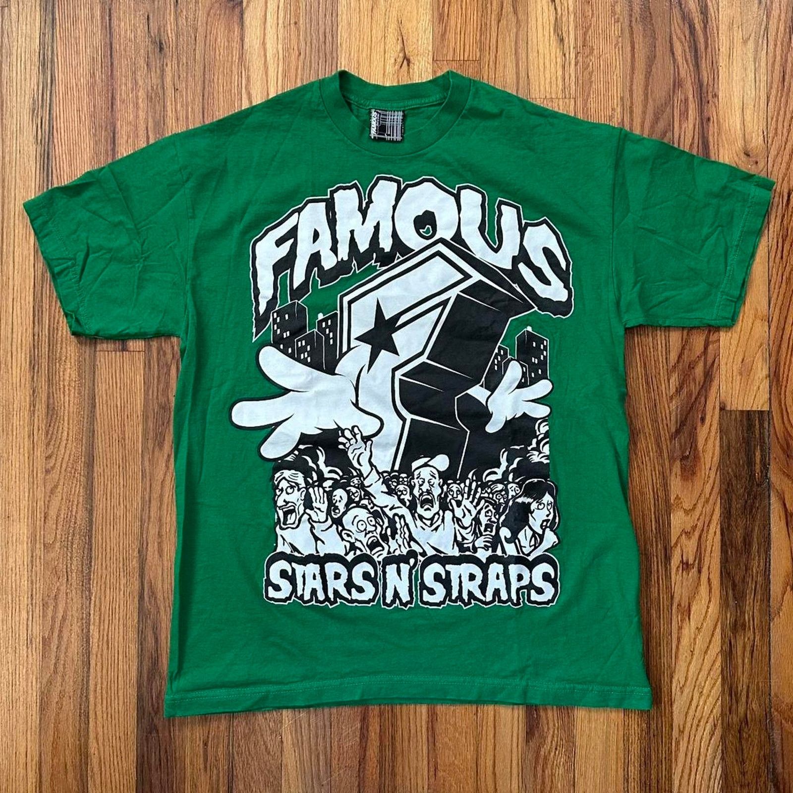 Famous Stars And Straps × Vintage Famous Stars N Straps 3D Monster City Tee Travis Barker L Size US L / EU 52-54 / 3 - 1 Thumbnail
