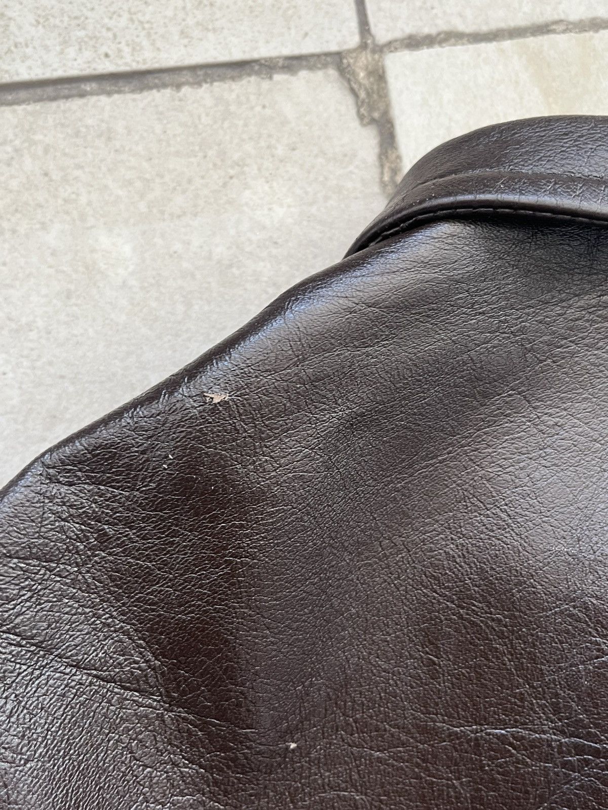 Emporio Armani Vintage Leather jacket Emporio Armani Collezioni Size US M / EU 48-50 / 2 - 7 Thumbnail