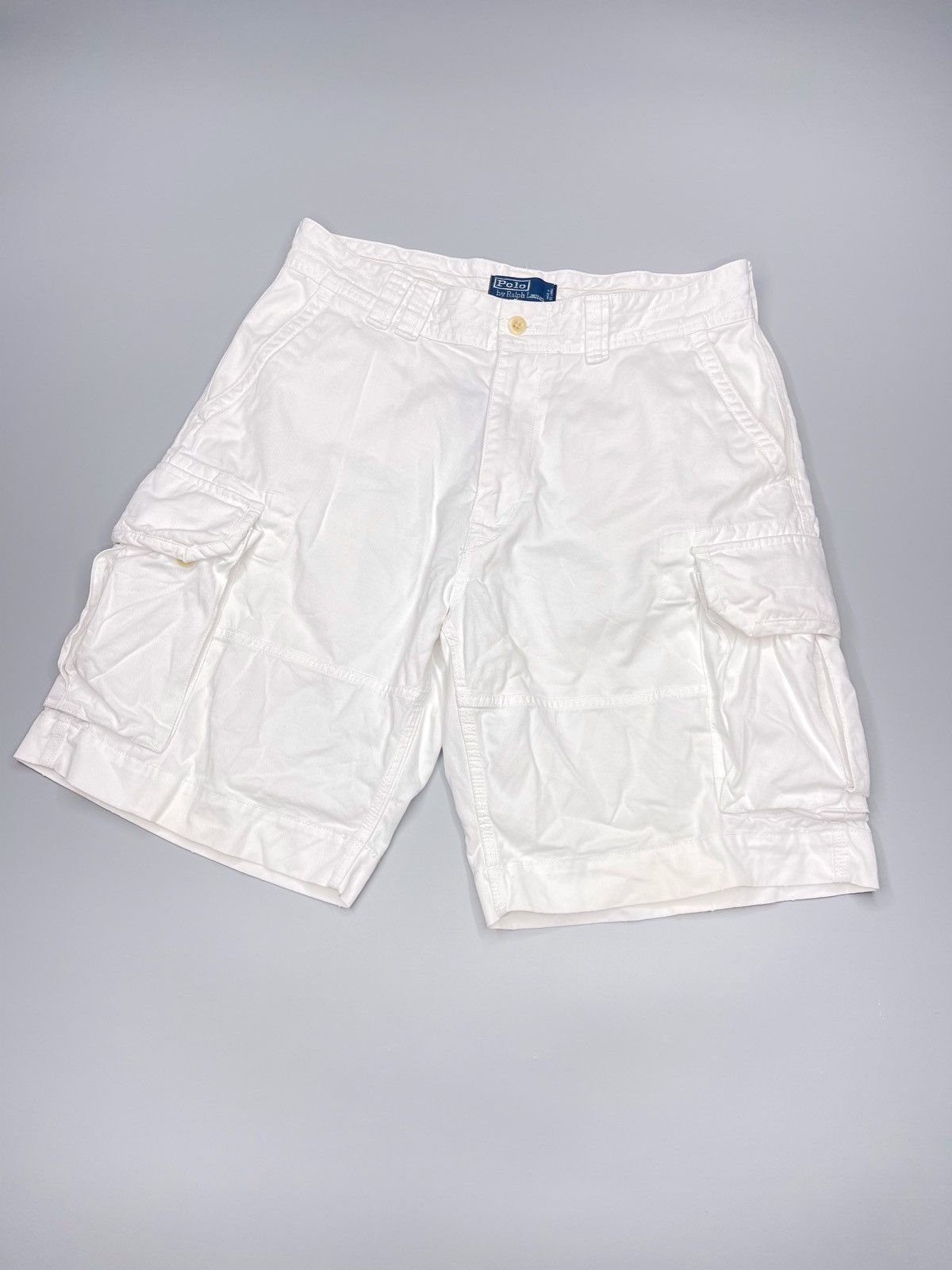 Polo Ralph Lauren × Vintage Vintage Y2k Polo Ralph Lauren Cargo Shorts Military Size US 34 / EU 50 - 2 Thumbnail