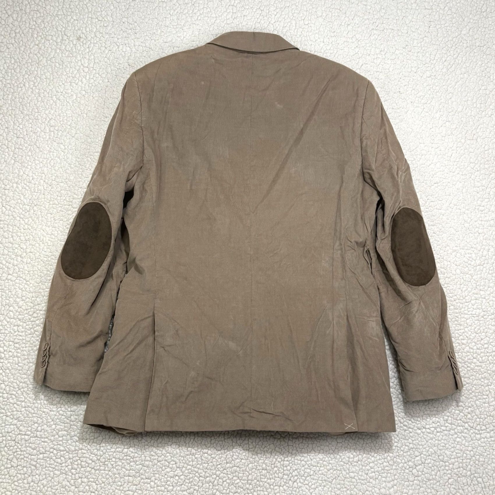 Tommy Hilfiger Tommy Hilfiger Sport Coat Jacket Corduroy Brown 42 L42 Suede Elbow Patches Four-Button Double-Vented Men Regular Cardigan? Size US XS / EU 42 / 0 - 6 Thumbnail