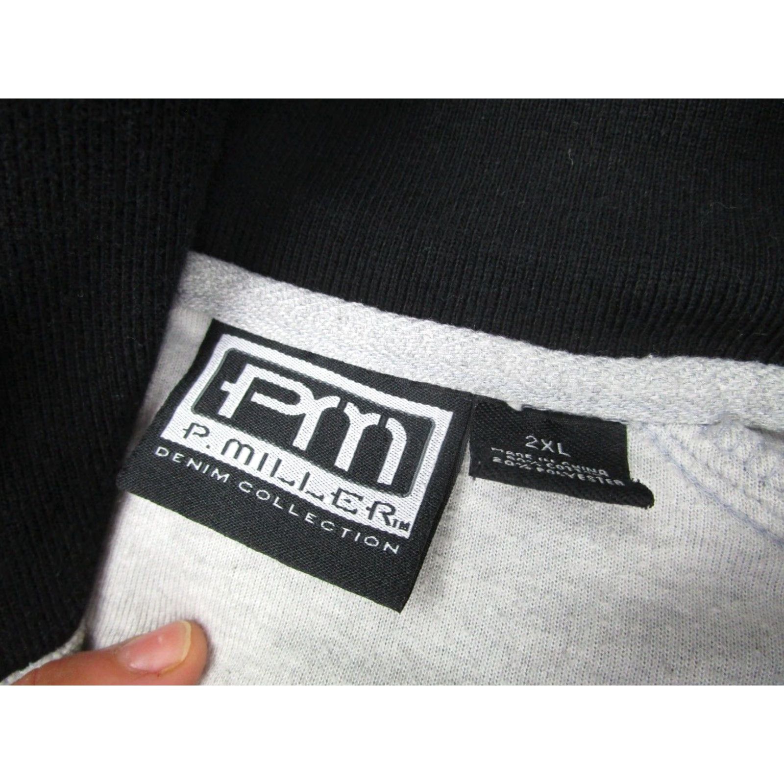 Velvet VINTAGE P. Miller Gray Velour Track Jacket Mens 2XL Retro Hip Hop Size US XXL / EU 58 / 5 - 5 Thumbnail