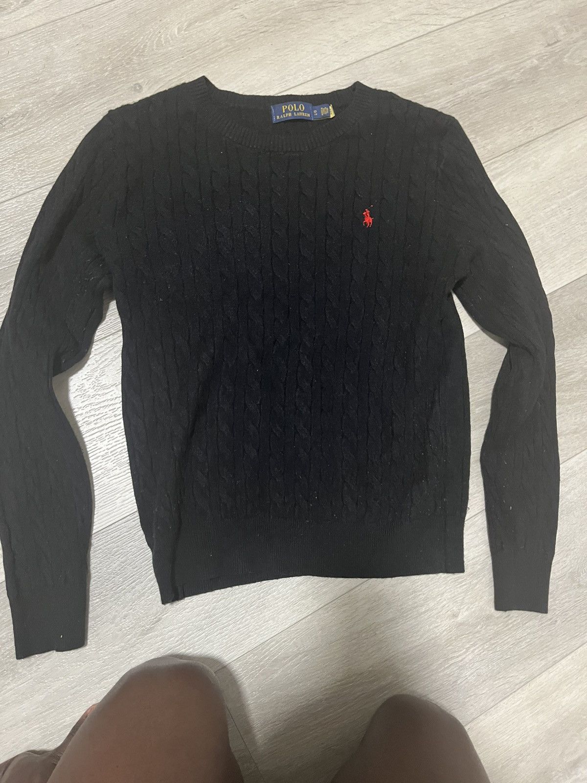 Polo Ralph Lauren Polo Cable-Knit Cotton Sweater Size US S / EU 44-46 / 1 - 3 Thumbnail