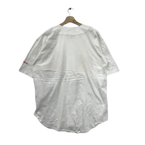 MLB × Vintage Vtg 1996 FELIX The Cat x MITSUBISHI Baseball Jersey Shirt Size US L / EU 52-54 / 3 - 2 Thumbnail
