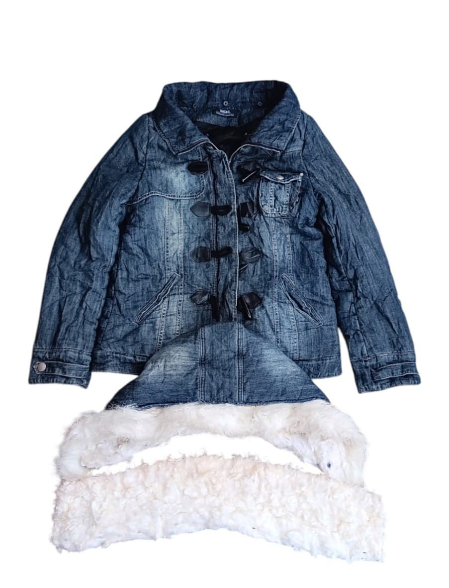 Hysteric Glamour Backs japan fur hoodie denim jacket Size US M / EU 48-50 / 2 - 9 Thumbnail