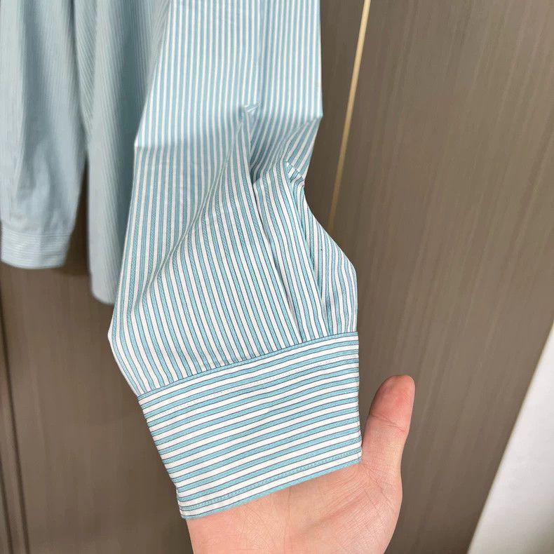 Balenciaga Balenciaga size 38 Back Letter Stripe Shirt 2502-Nextarrow Size US L / EU 52-54 / 3 - 4 Thumbnail