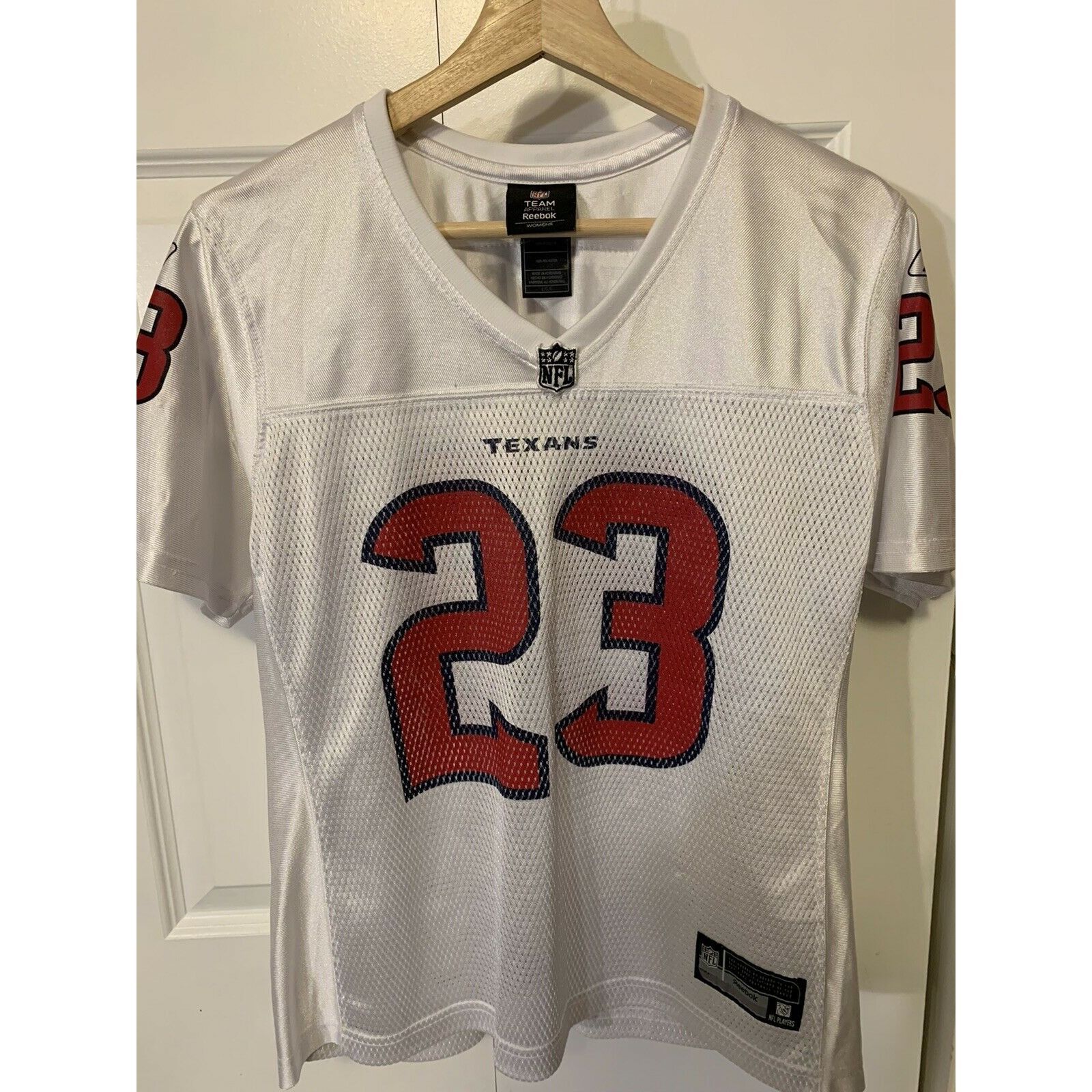 Reebok Reebok NFL Houston Texans Women's Size L #23 Foster Jersey Size L / US 10 / IT 46 - 2 Thumbnail