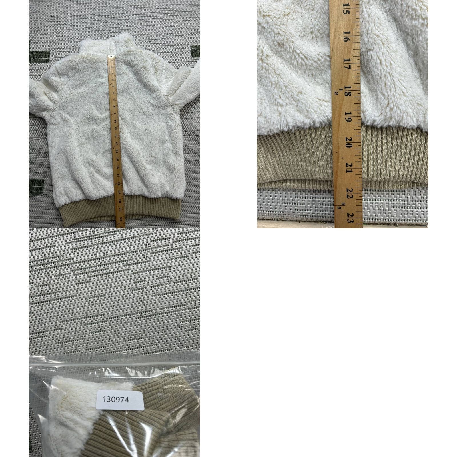 Patagonia Patagonia Jacket Womens XS White Brown Faux Fur Full Zip Outdoor Conejo Mid-Length Size XS / US 0-2 / IT 36-38 - 8 Thumbnail