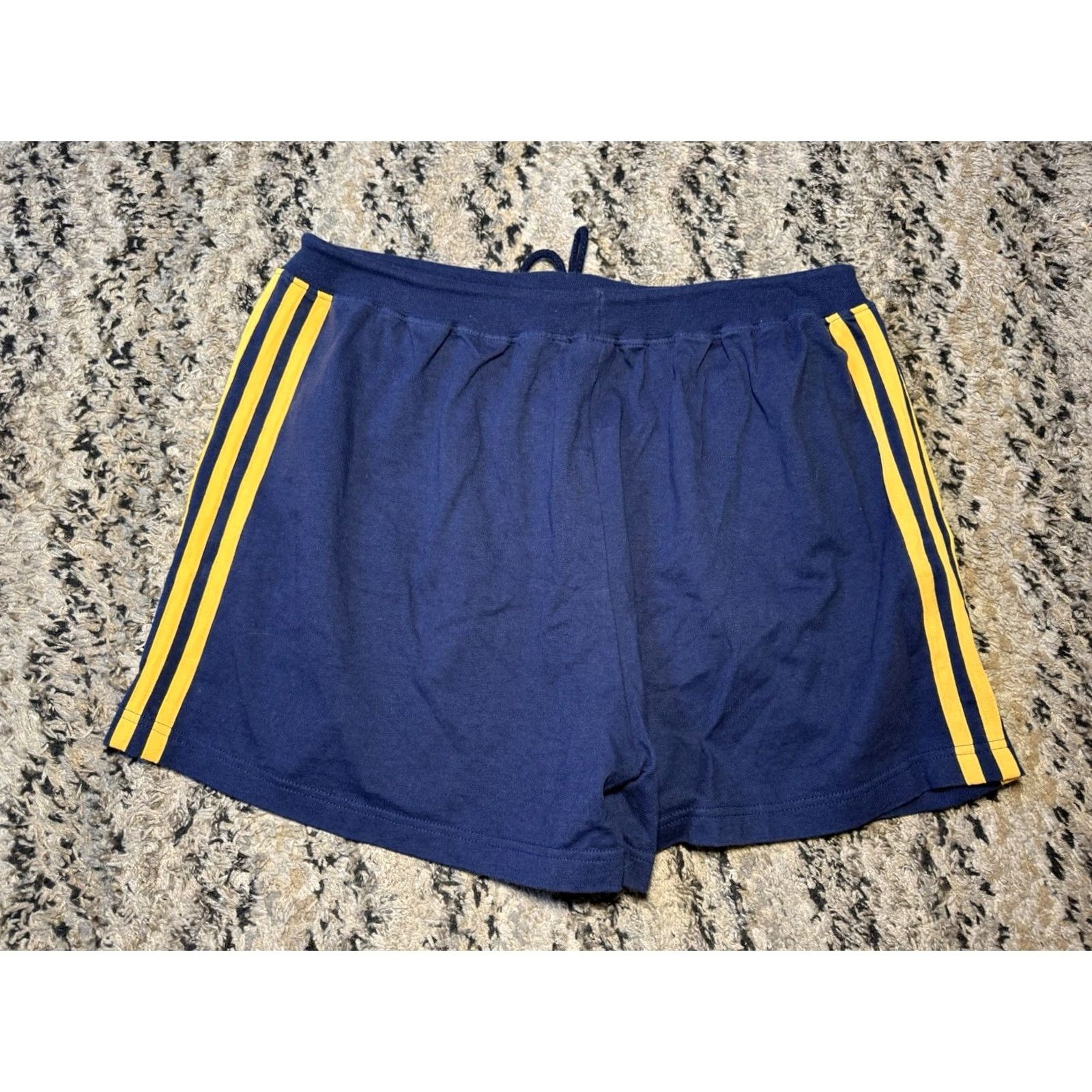 Adidas VINTAGE Adidas Shorts 90s Running Cotton Short Thigh Large Pockets Blue Gym L Mens Size US 33 - 6 Thumbnail