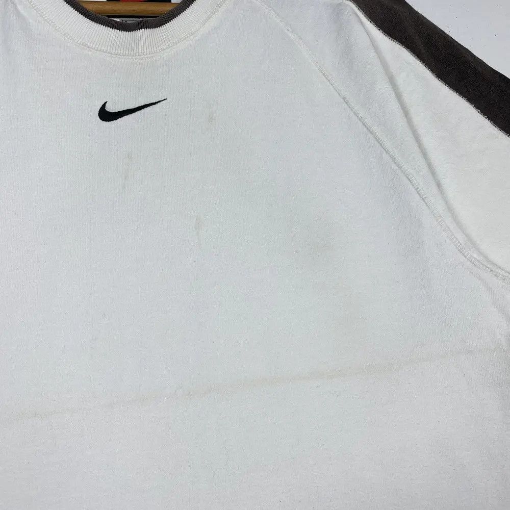 Nike Vintage 90's NIKE Center Swoosh Faded Tee Size US S / EU 44-46 / 1 - 6 Thumbnail