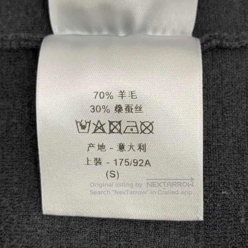 Dior Dior Black logo letter printed wool round-neck long-sleeve Size US M / EU 48-50 / 2 - 8 Thumbnail