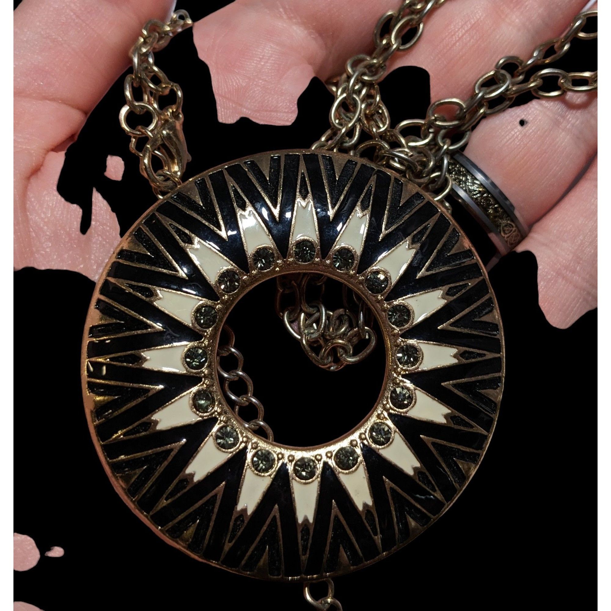 Other Vintage Boho Chic Sunburst Pendant Necklace Size ONE SIZE - 12 Thumbnail