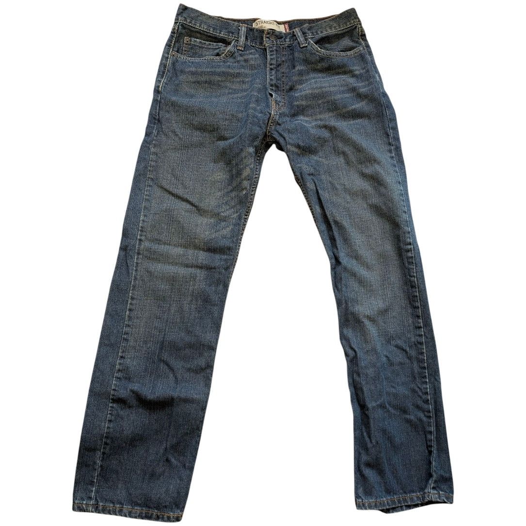 Levi's LEVI STRAUSS 505 Straight Leg Levi's Blue Jeans Men's 34x32 Size US 36 / EU 52 - 2 Thumbnail
