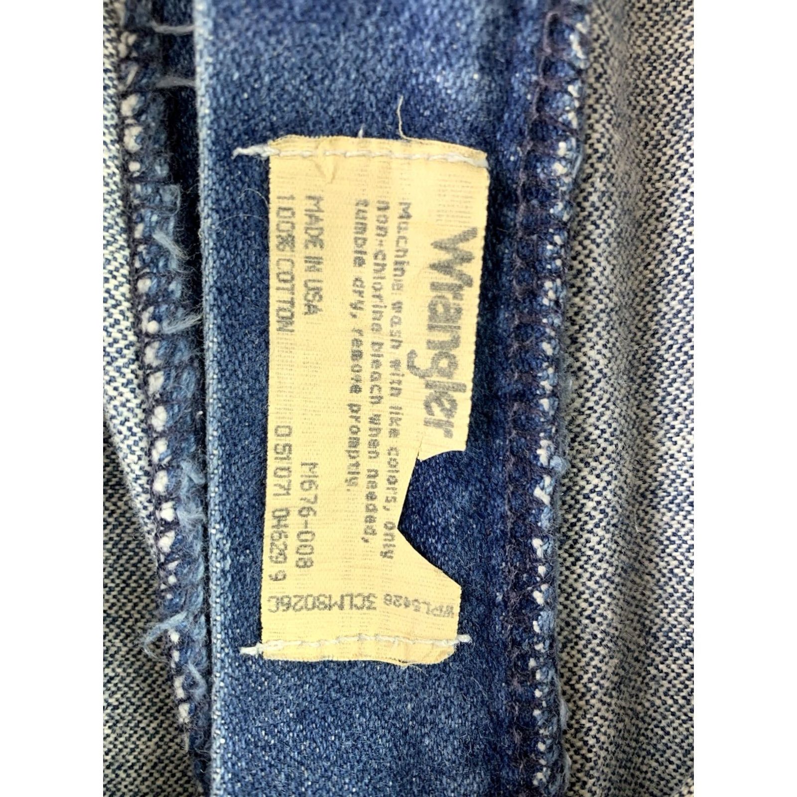 Wrangler Mens Wrangler Cowboy Cut Jeans 28x31 Blue Straight Made In USA Size US 28 / EU 44 - 8 Thumbnail