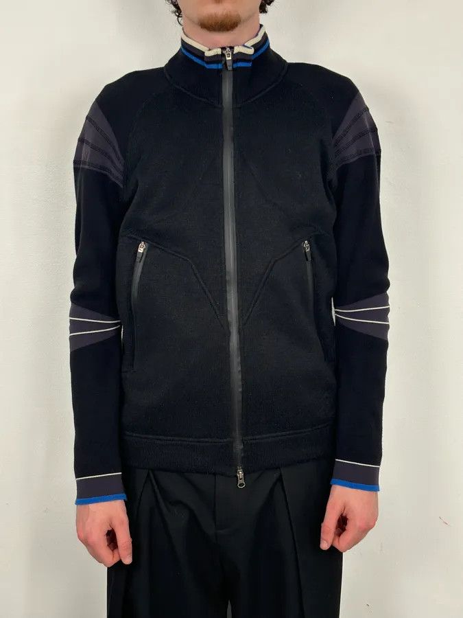 Marithe + Francois Girbaud SS1999 Marithé + François Girbaud Black Polartec Biker Zip-up Sweater Size US M / EU 48-50 / 2 - 2 Thumbnail