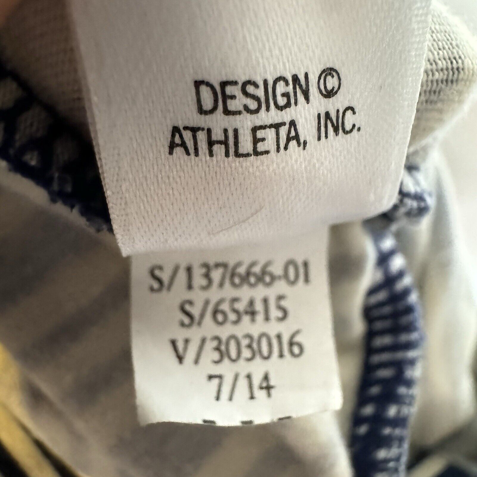 Athleta Athleta Ruched Striped Sleeveless Dress Medium Size M / US 6-8 / IT 42-44 - 10 Thumbnail